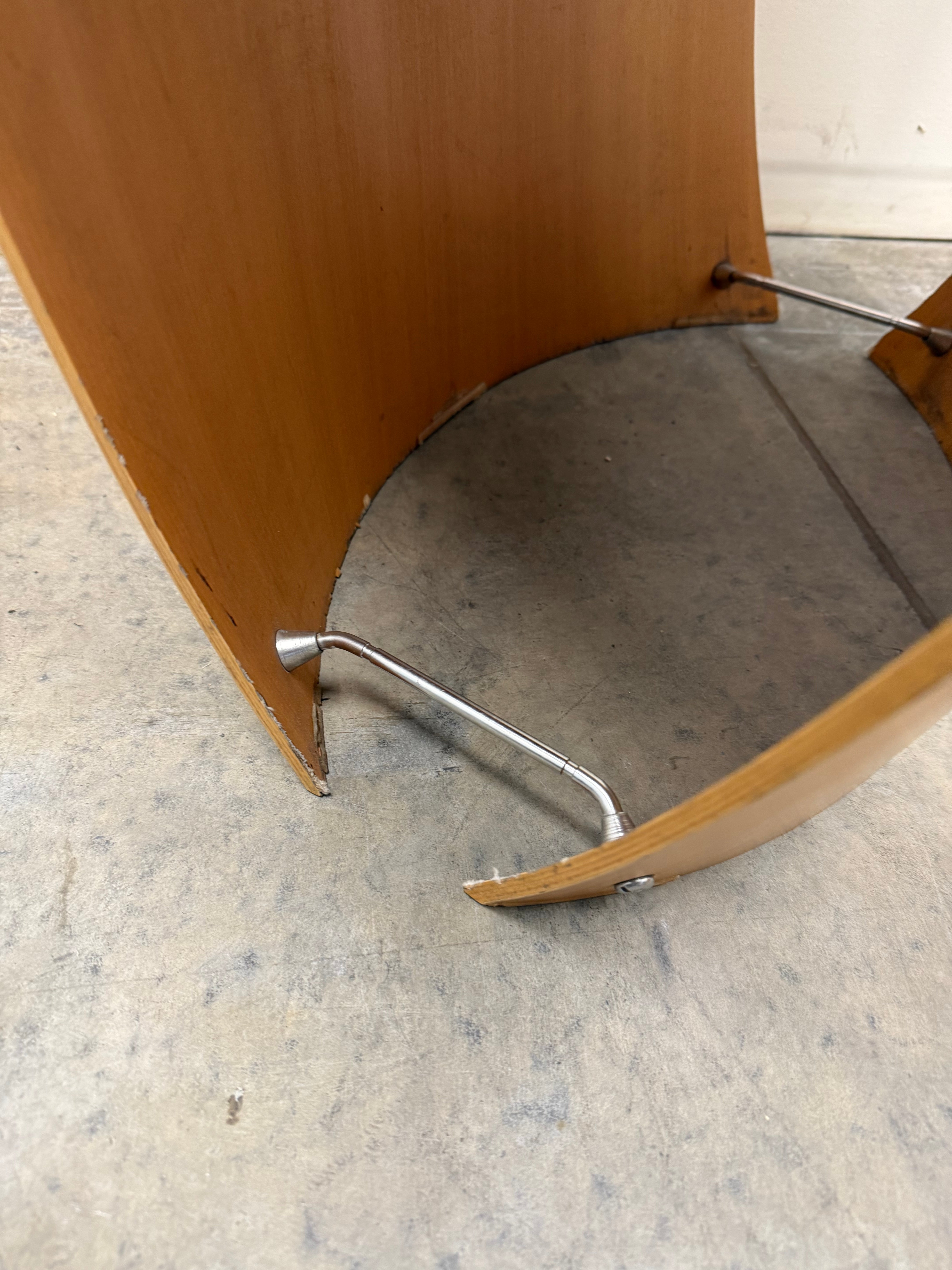Original Vintage Gallery Stool by Hans Sandgren Jakobsen for Fredericia – Sculptural Danish Design