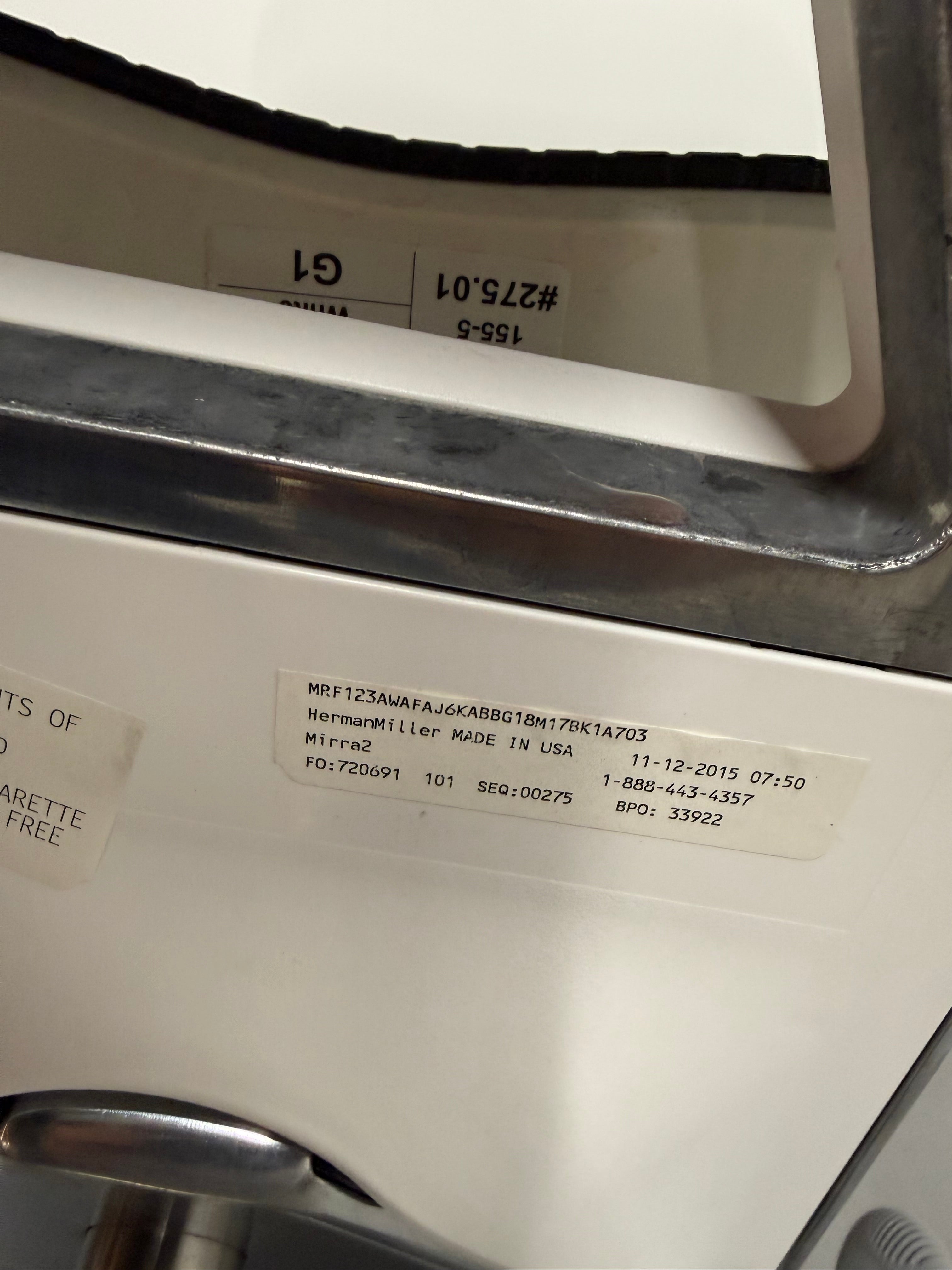 Herman Miller Mirra 2 Office Task Chair – Black & White