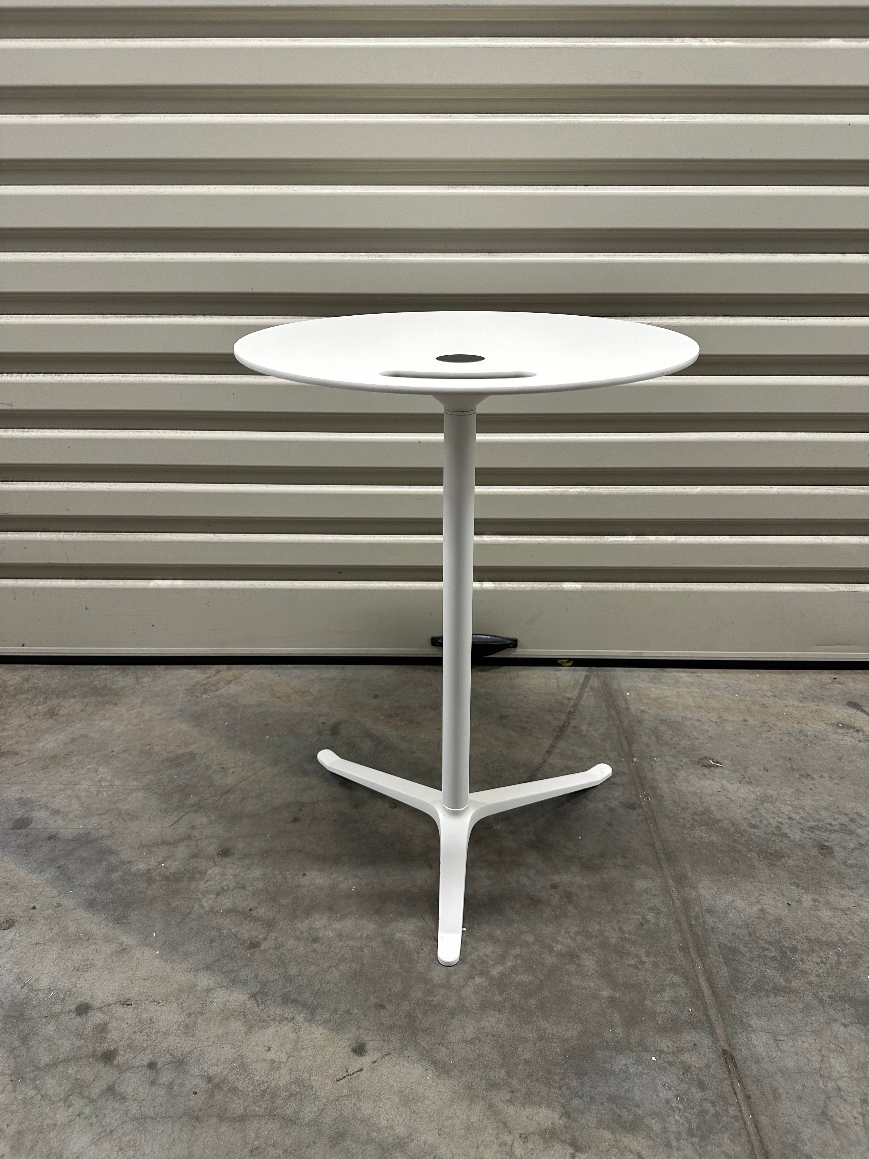 Fritz Hansen Little Friend Side Table – Fixed Height, White Melamine Top