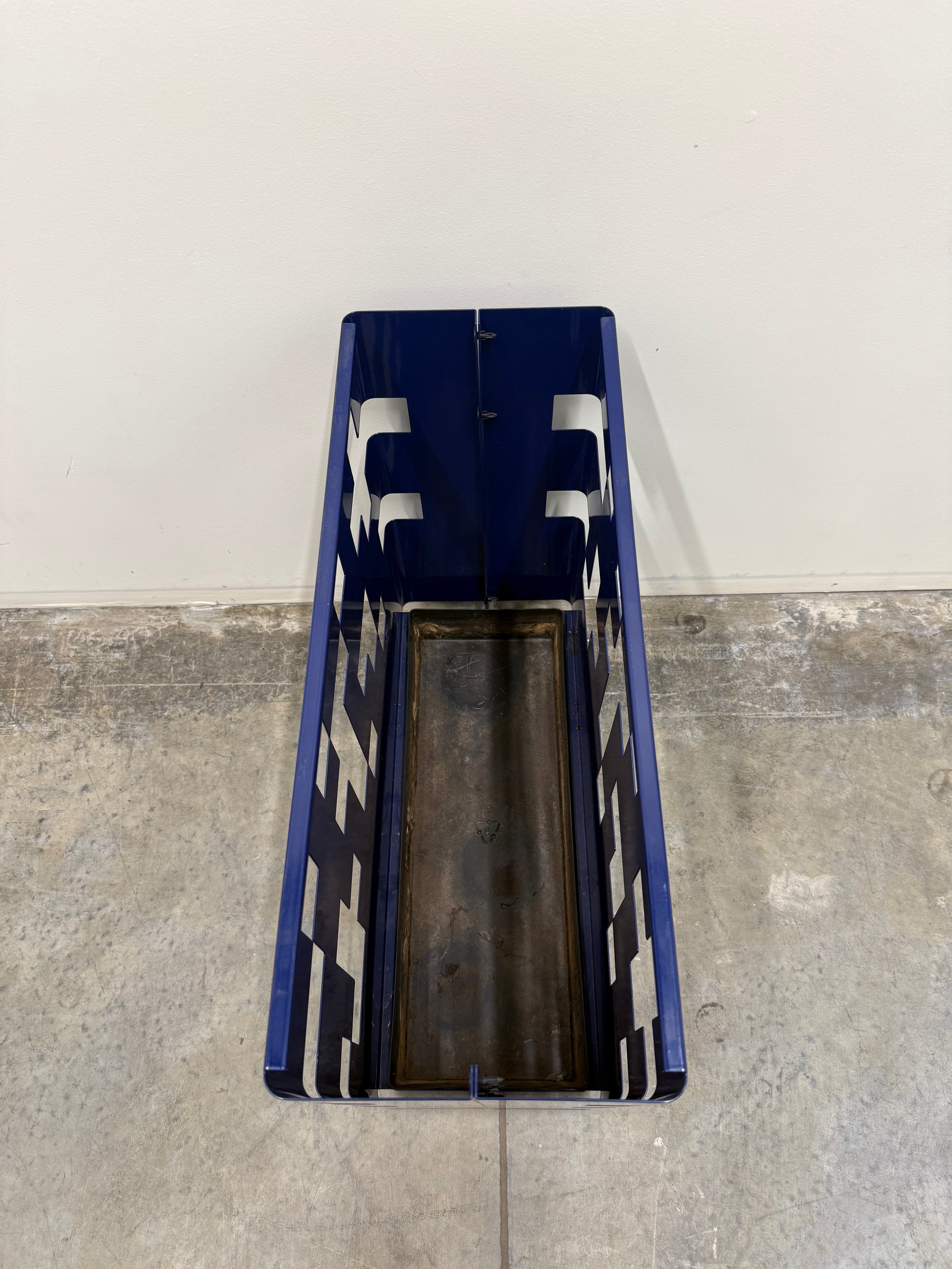 Tait Planter Box Garden Wall – Vertical Planter (Blue and White)