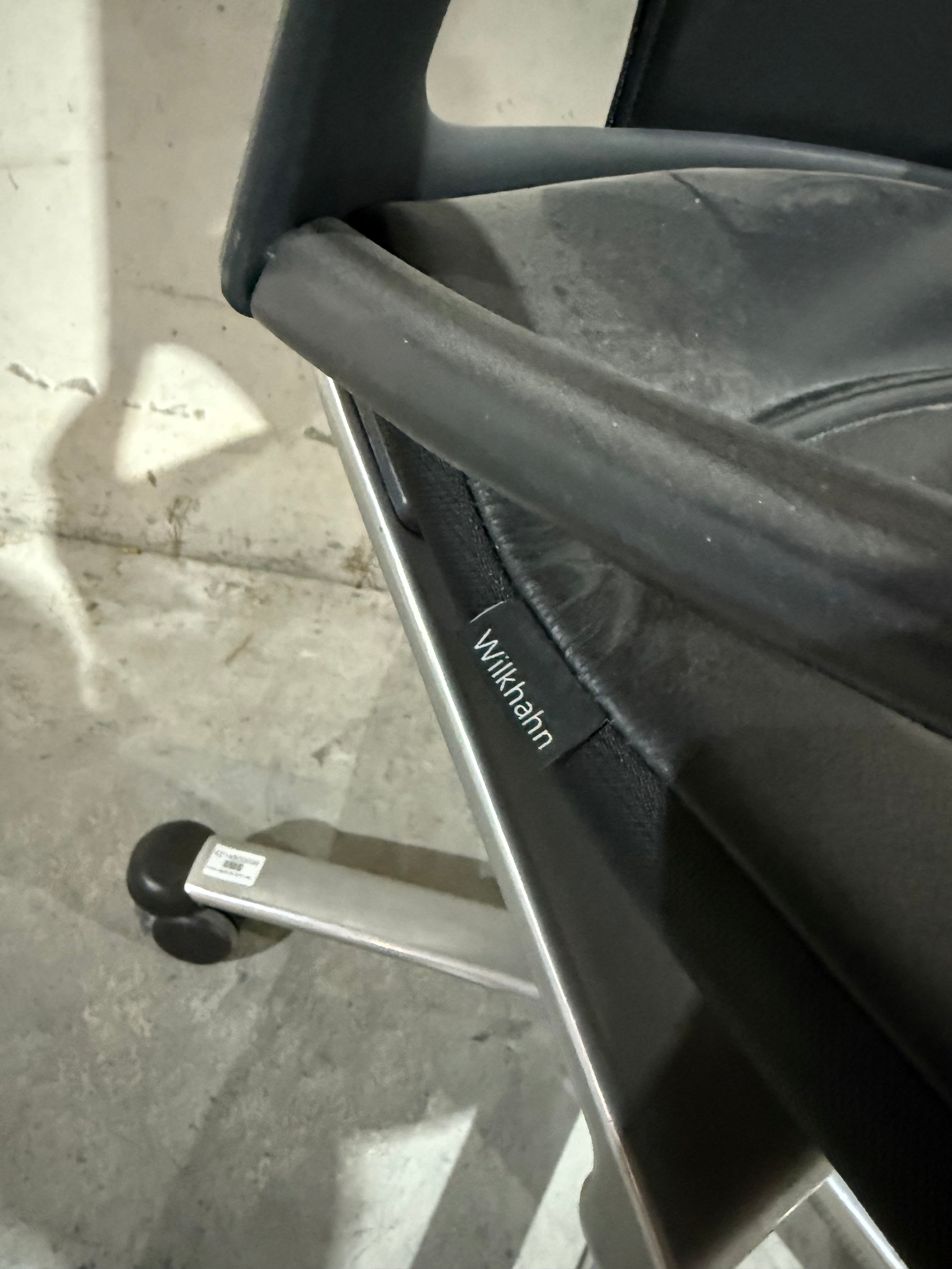 Wilkhahn Modus Executive Chair High Back - Black Leather