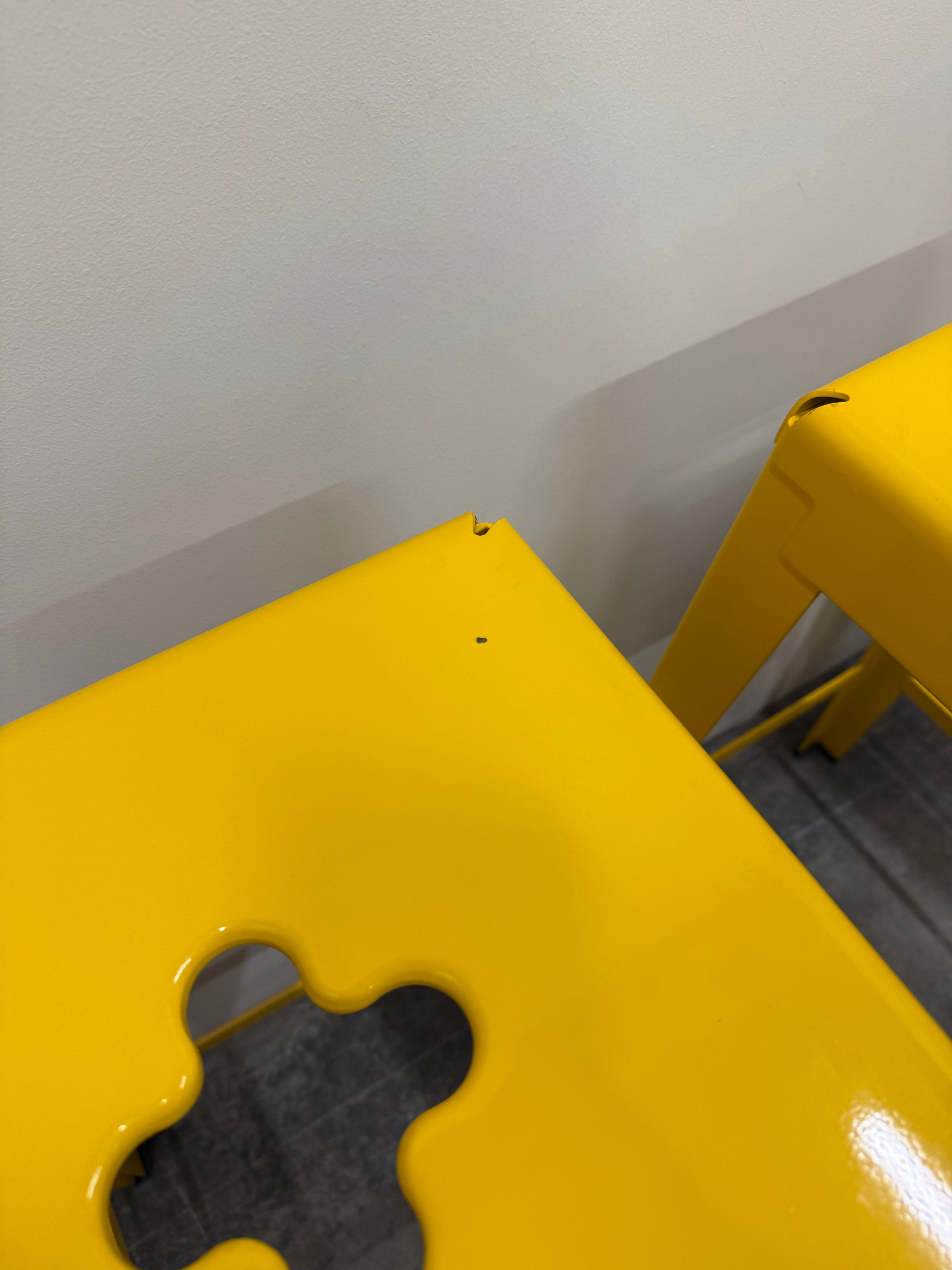 Tait Good One Barstool – Yellow Powder Coat Steel (Australian Made)