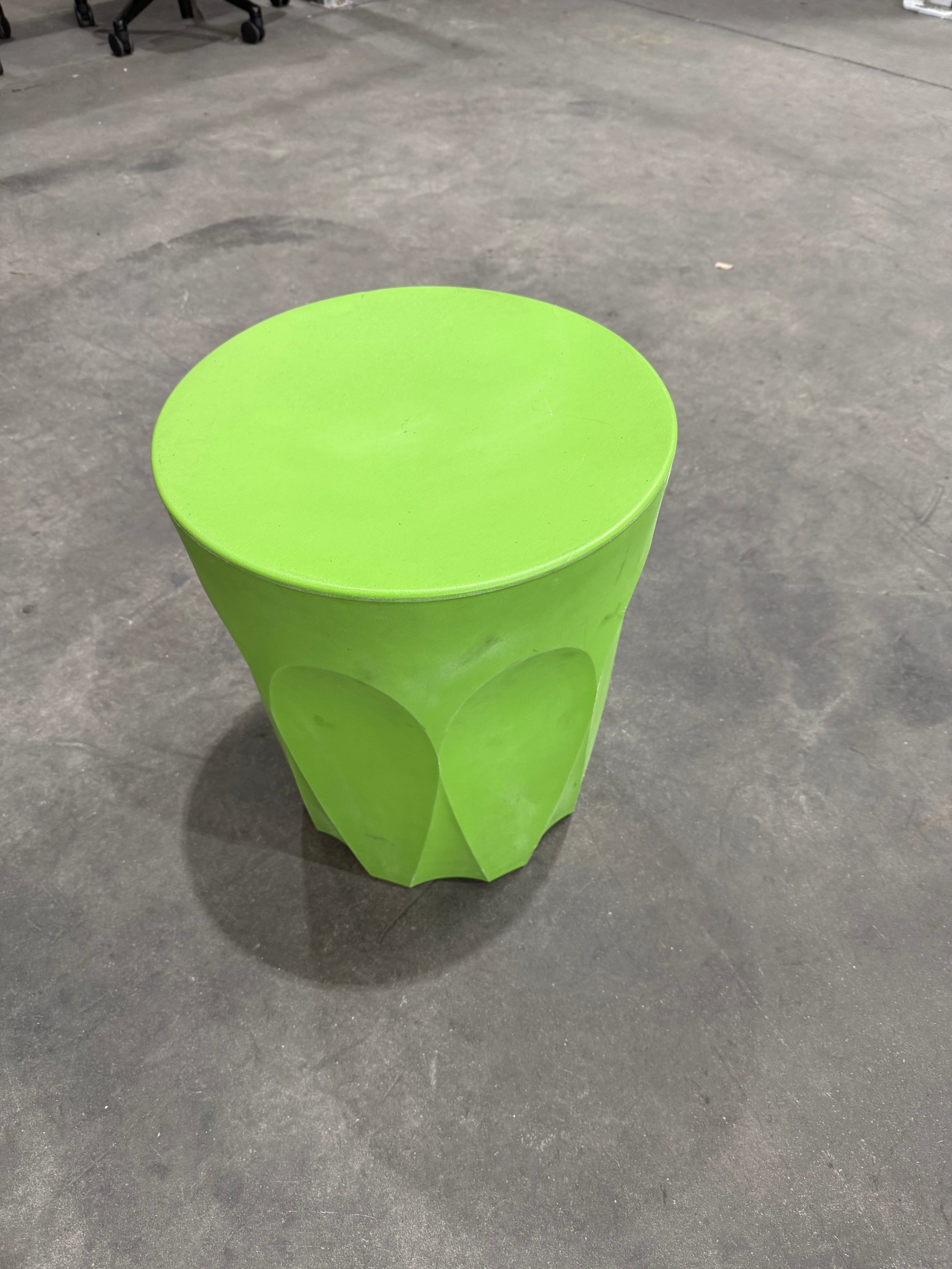 Latte Café Stool by Keith Melbourne Glass Collection - Green