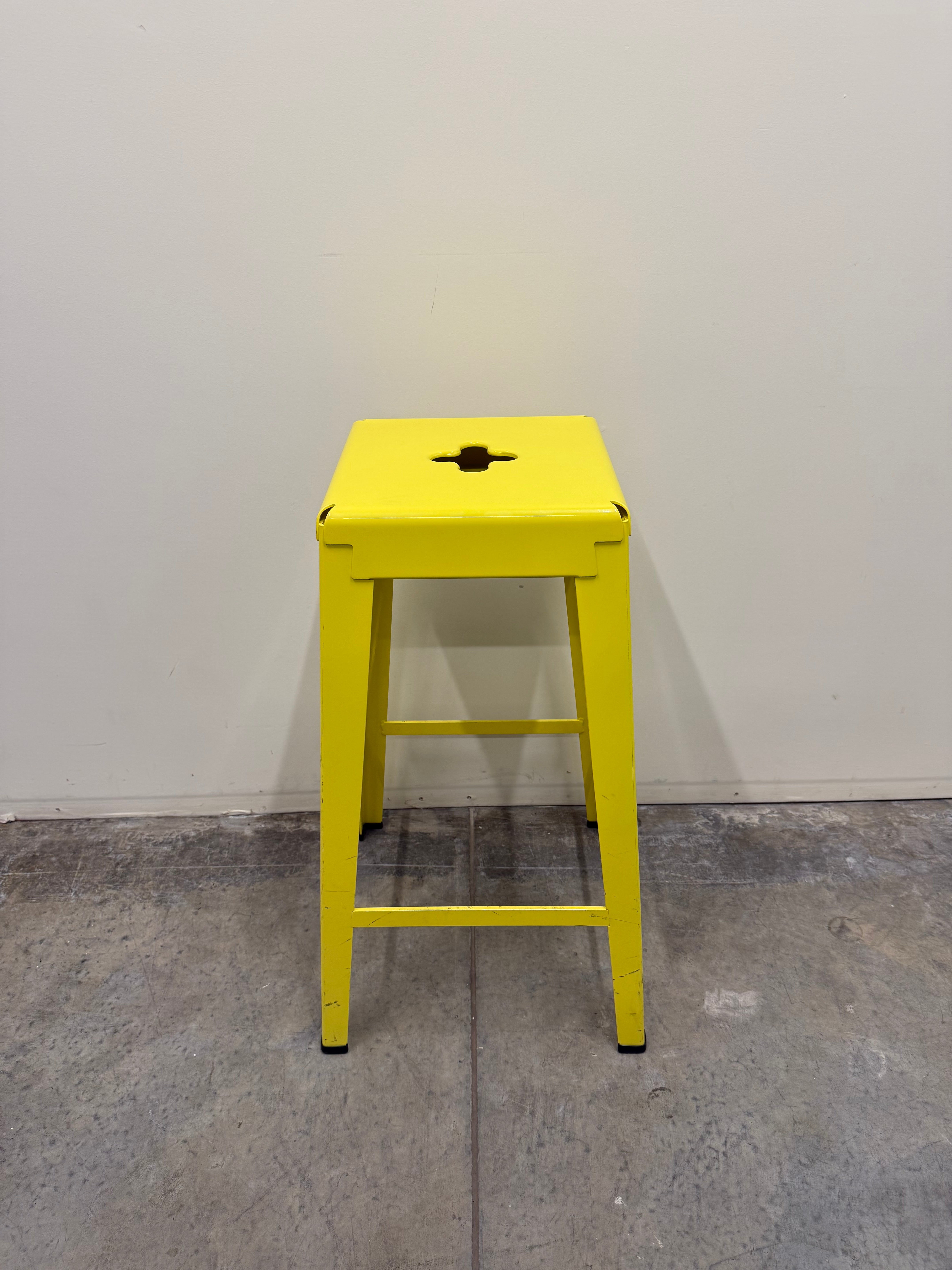 Tait Good One Barstool – Light Yellow Powder Coat Steel (Australian Made)