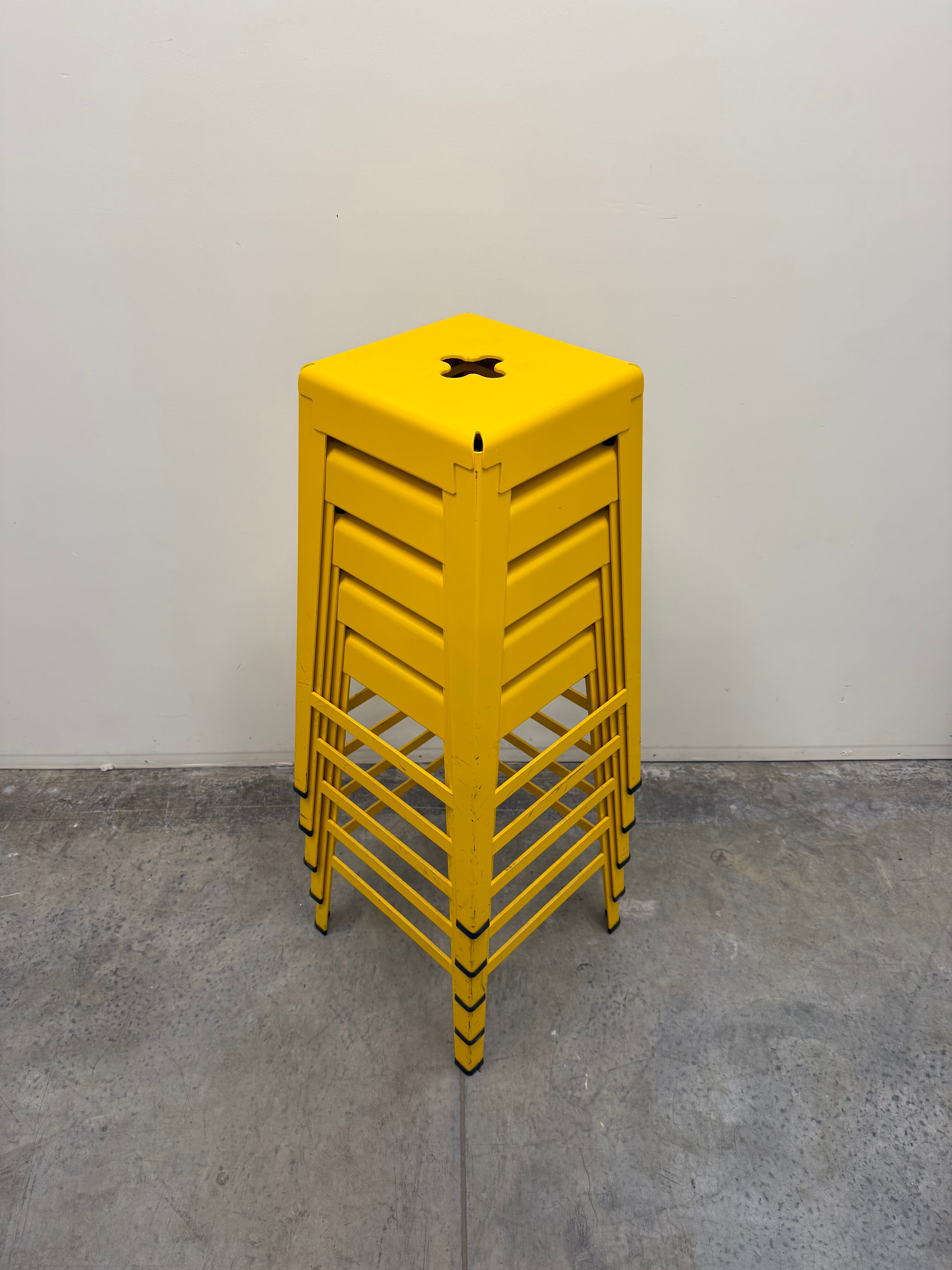 Tait Good One Barstool – Yellow Powder Coat Steel (Australian Made)