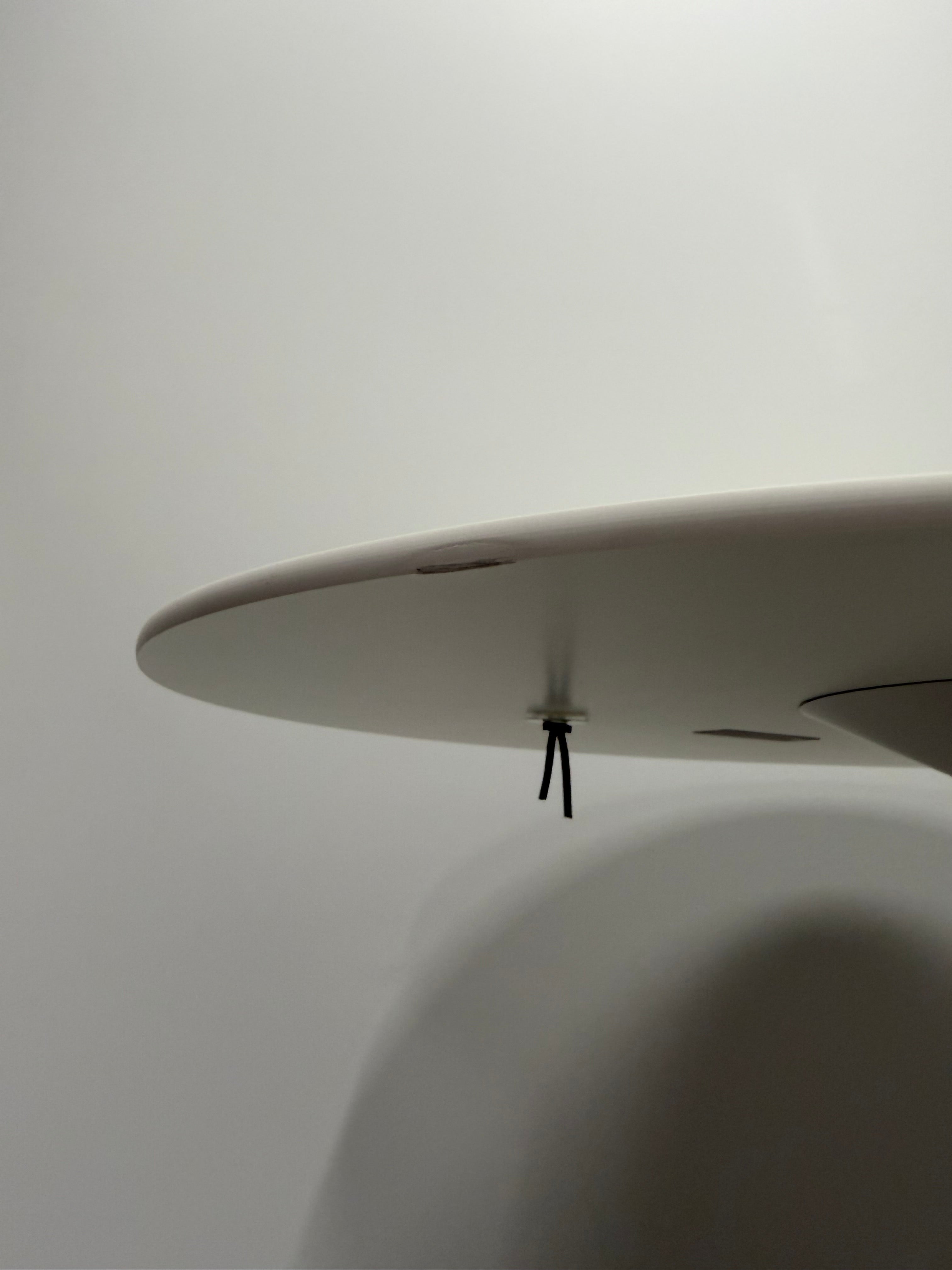 Fritz Hansen Little Friend Side Table – Fixed Height, White Melamine Top