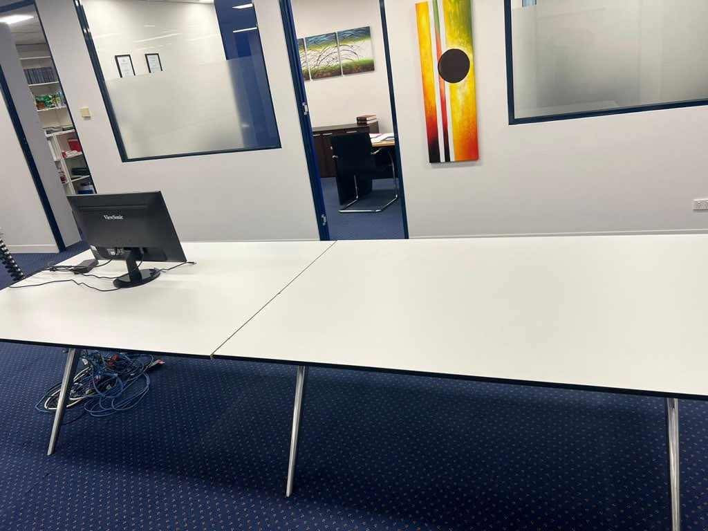 Large Boardroom Table fits 10–12 people – 3450 x 1200 mm