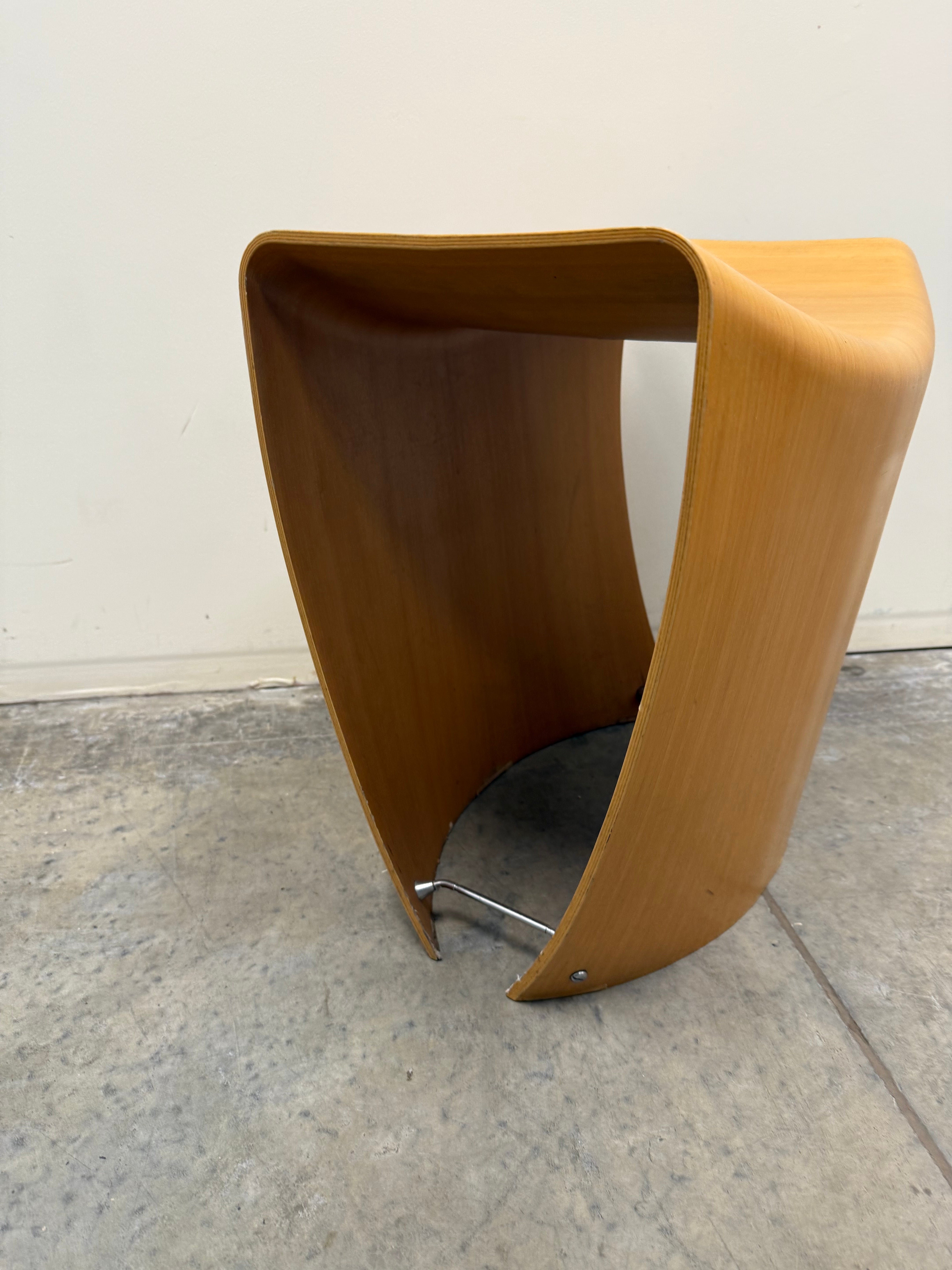 Original Vintage Gallery Stool by Hans Sandgren Jakobsen for Fredericia – Sculptural Danish Design