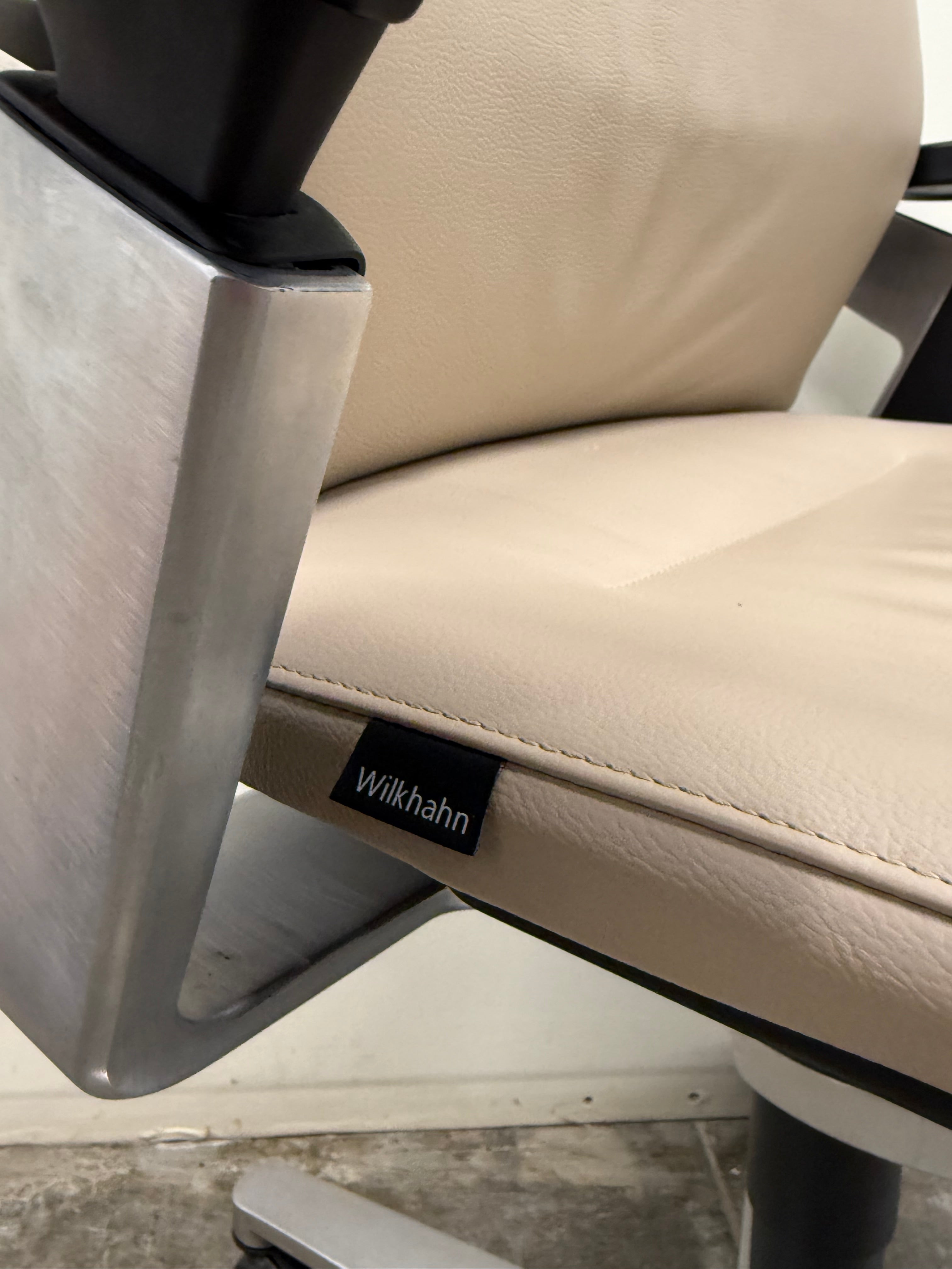 Wilkhahn ON Task Chair – Leather Executive Office Chair on Castors