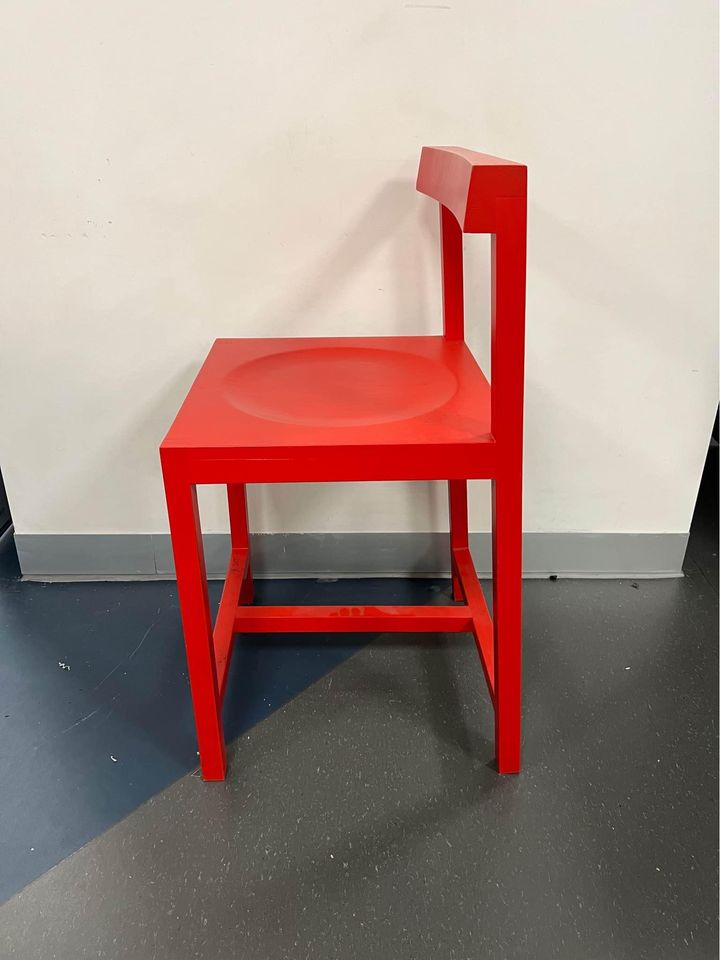Schiavello Toro Low Bar Stool - Red