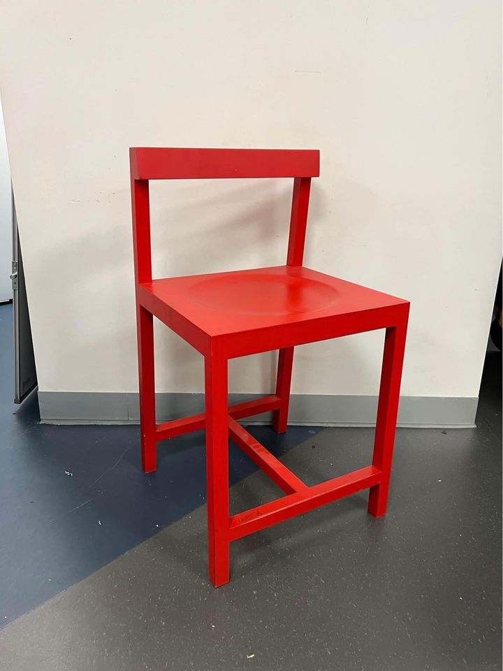 Schiavello Toro Low Bar Stool - Red