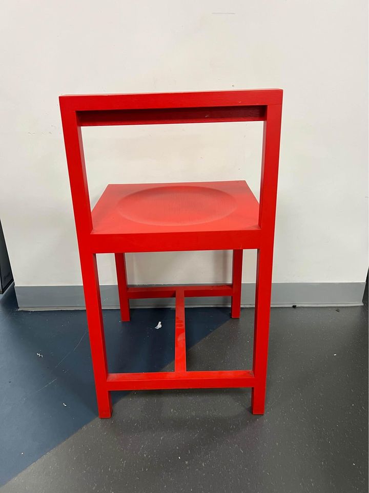 Schiavello Toro Low Bar Stool - Red