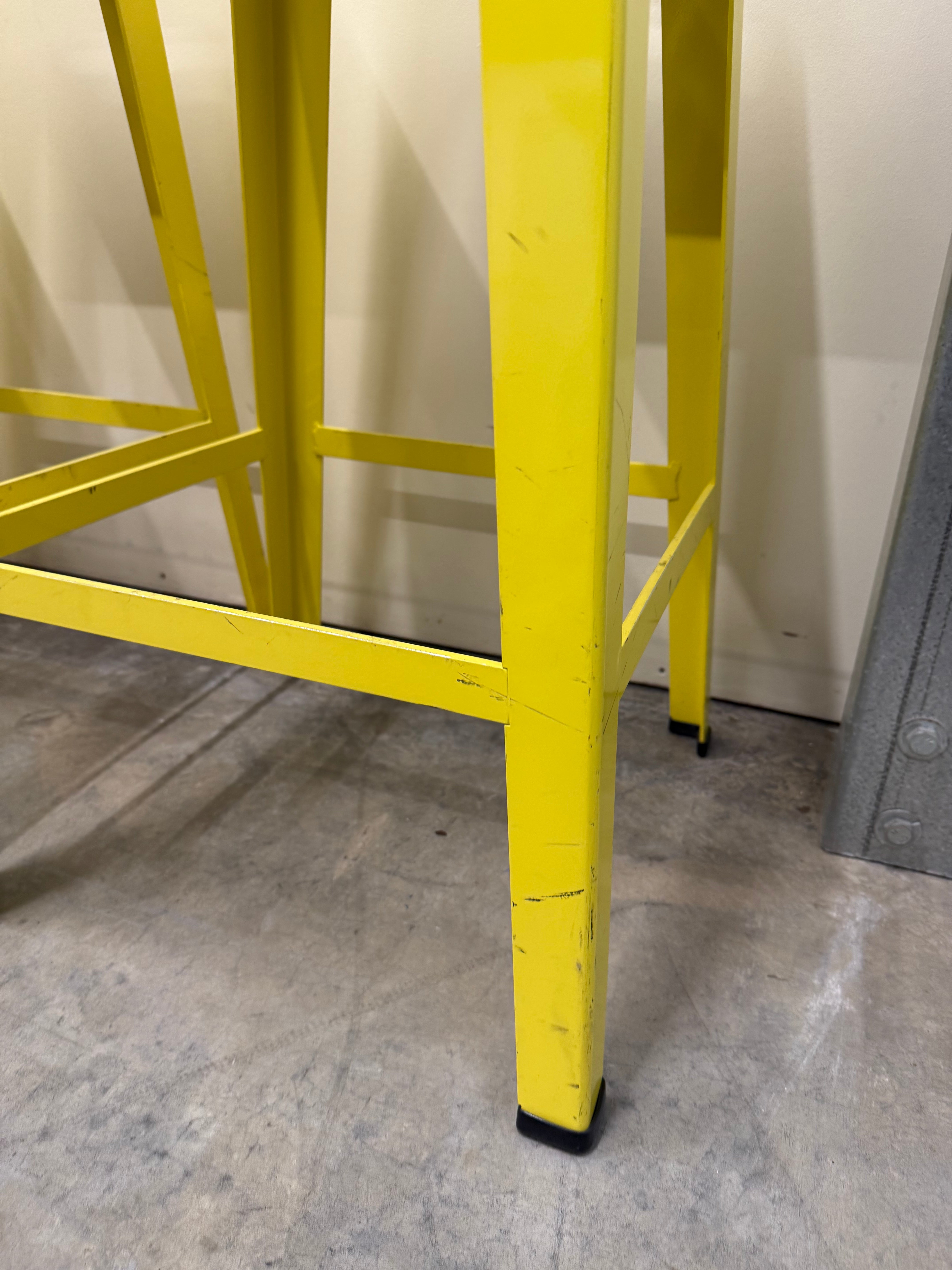 Tait Good One Barstool – Light Yellow Powder Coat Steel (Australian Made)