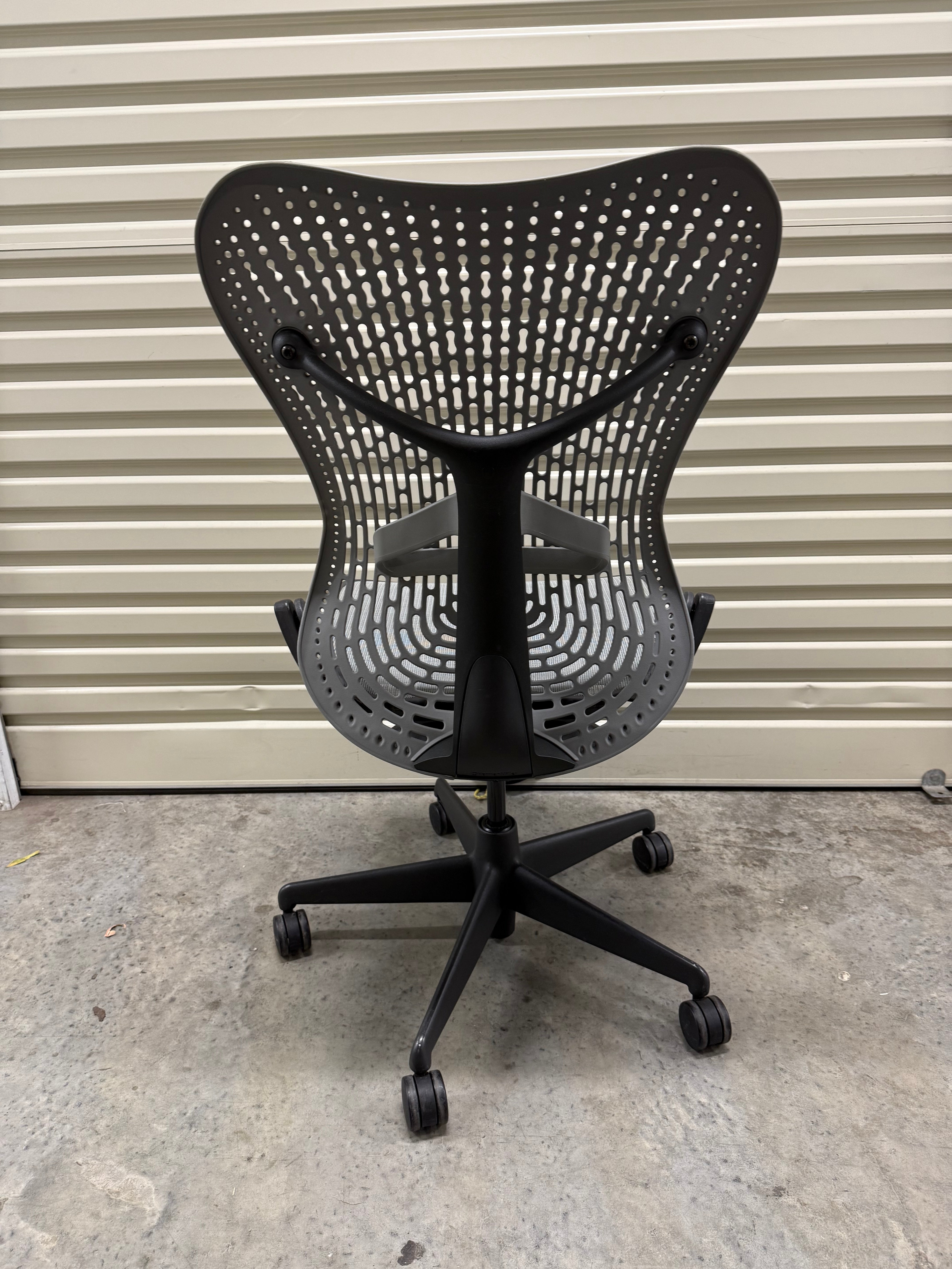 Herman Miller Mirra Office Chair - No Arms - Grey - Back tilt lock