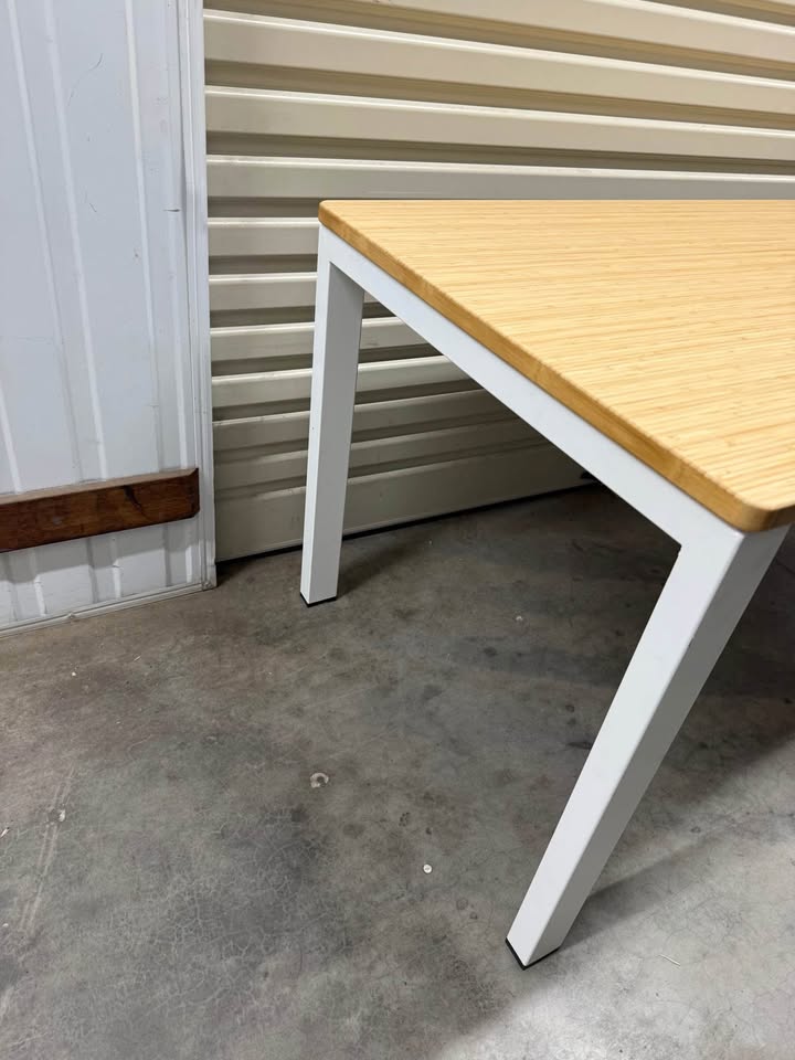 Straight Desk with Bamboo Top - 1800 x 750