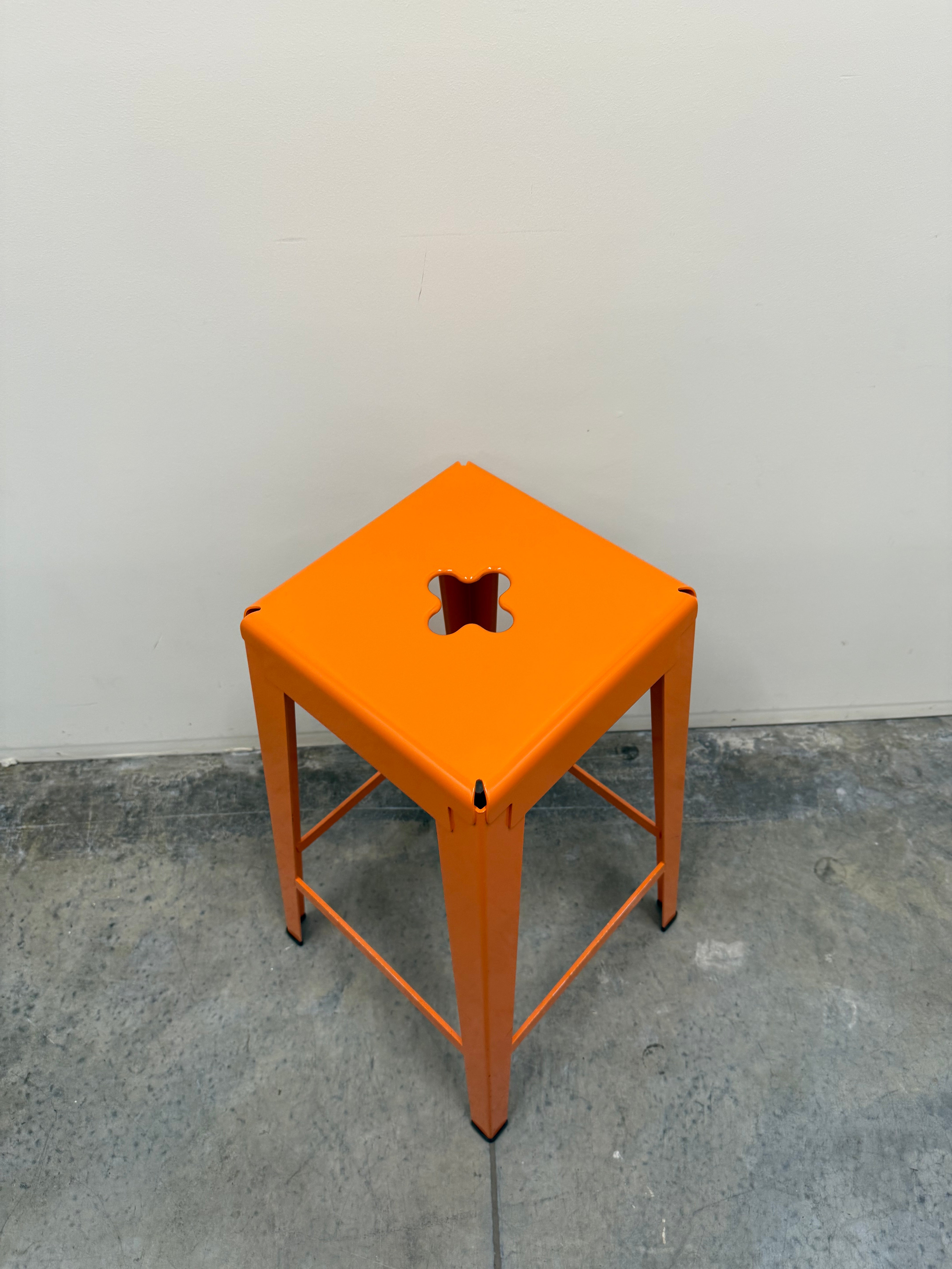 Tait Good One Barstool – Orange Powder Coat Steel (Australian Made)