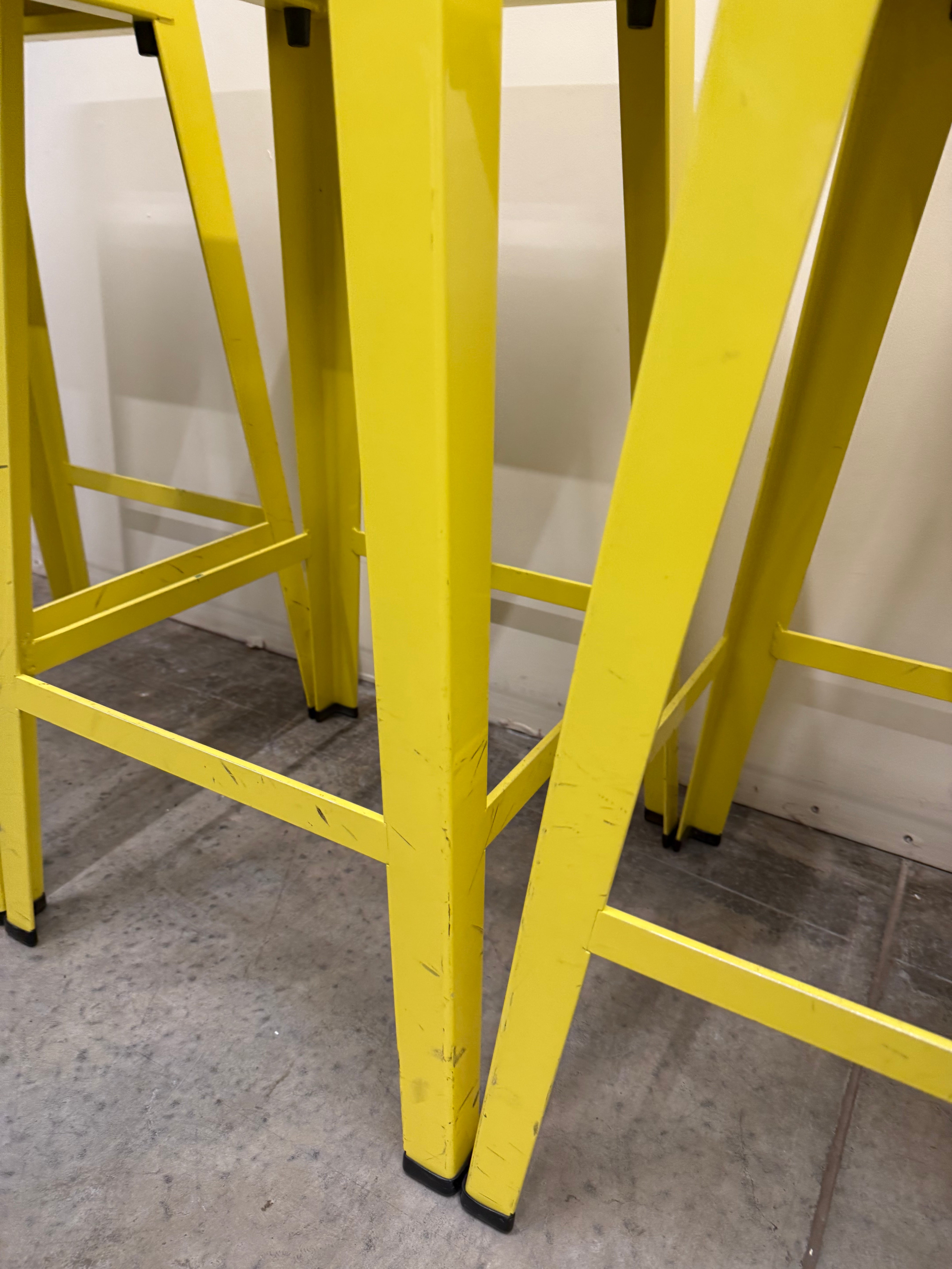 Tait Good One Barstool – Light Yellow Powder Coat Steel (Australian Made)