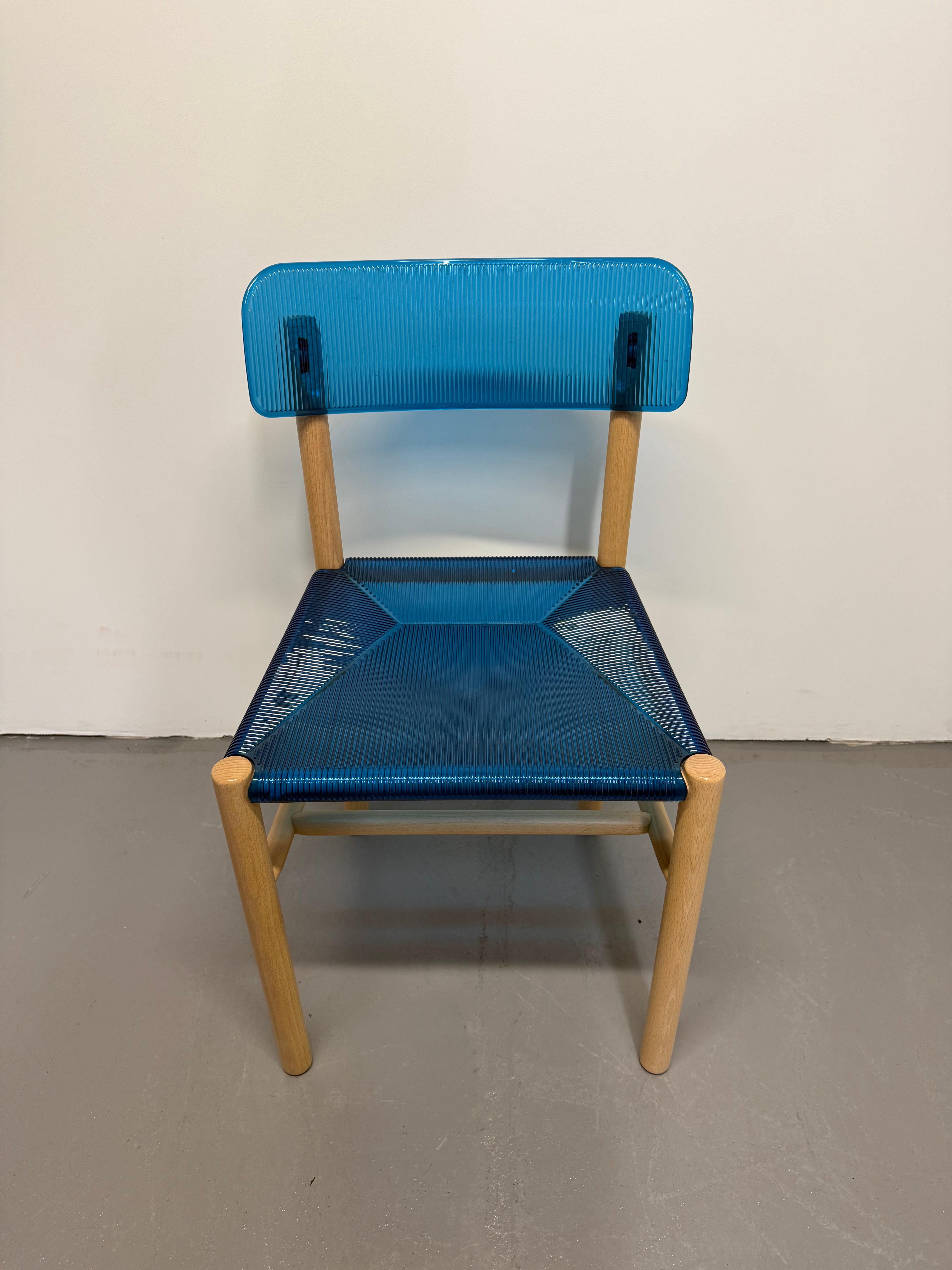 RARE Jasper Morrison ‘Trattoria’ Chairs for Magis – Sky Blue (6x Available)
