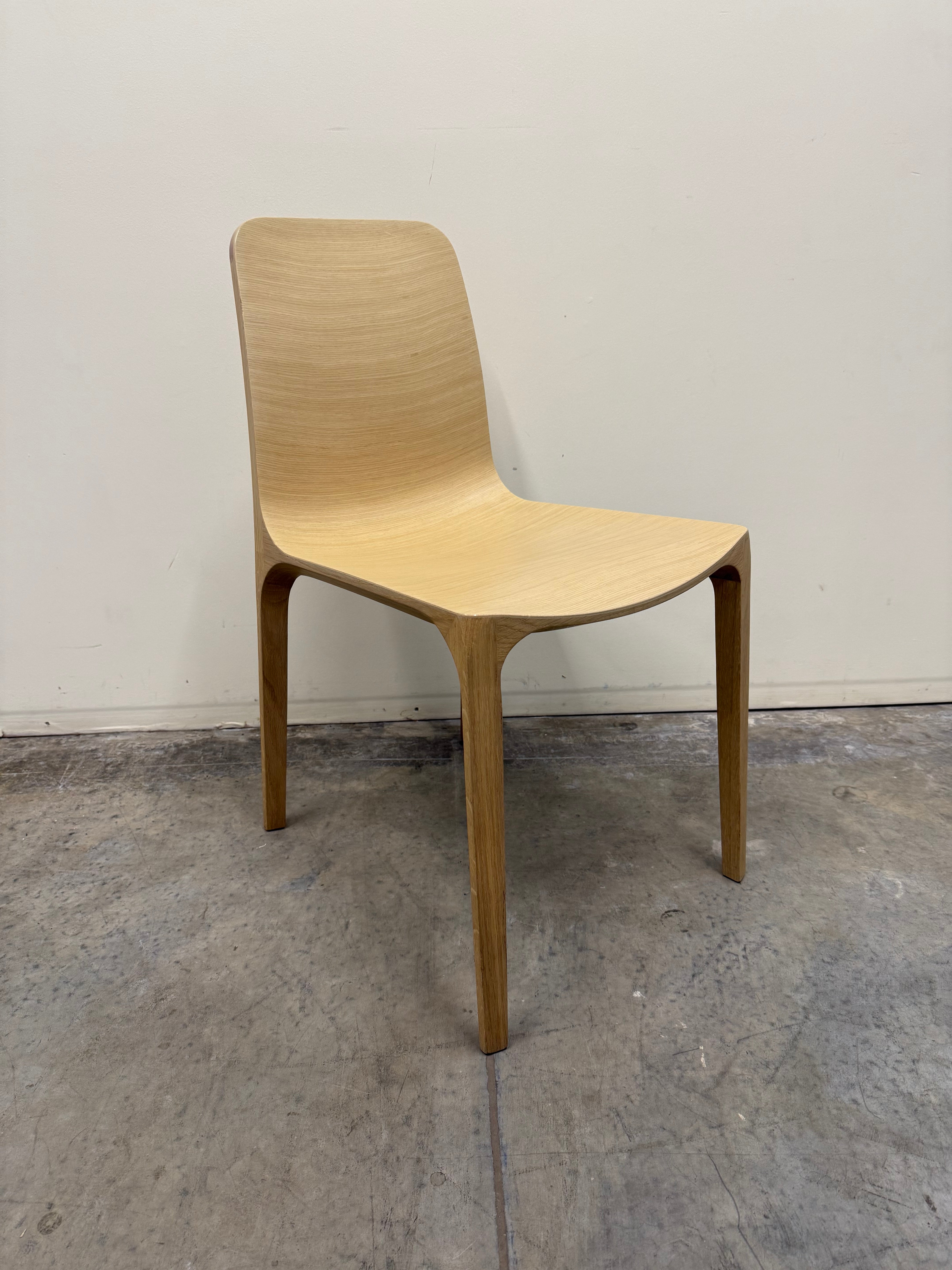 Pedrali Frida 752 Wooden Chair - Bleached Oak