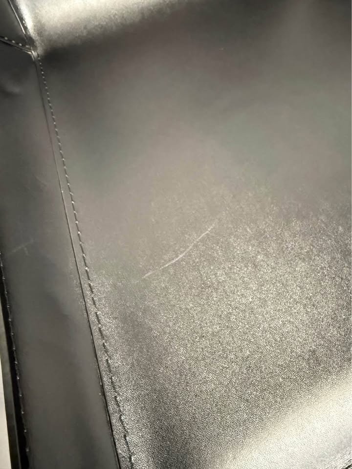 Globe West Leather Carlo Dining Chair - Jet Black