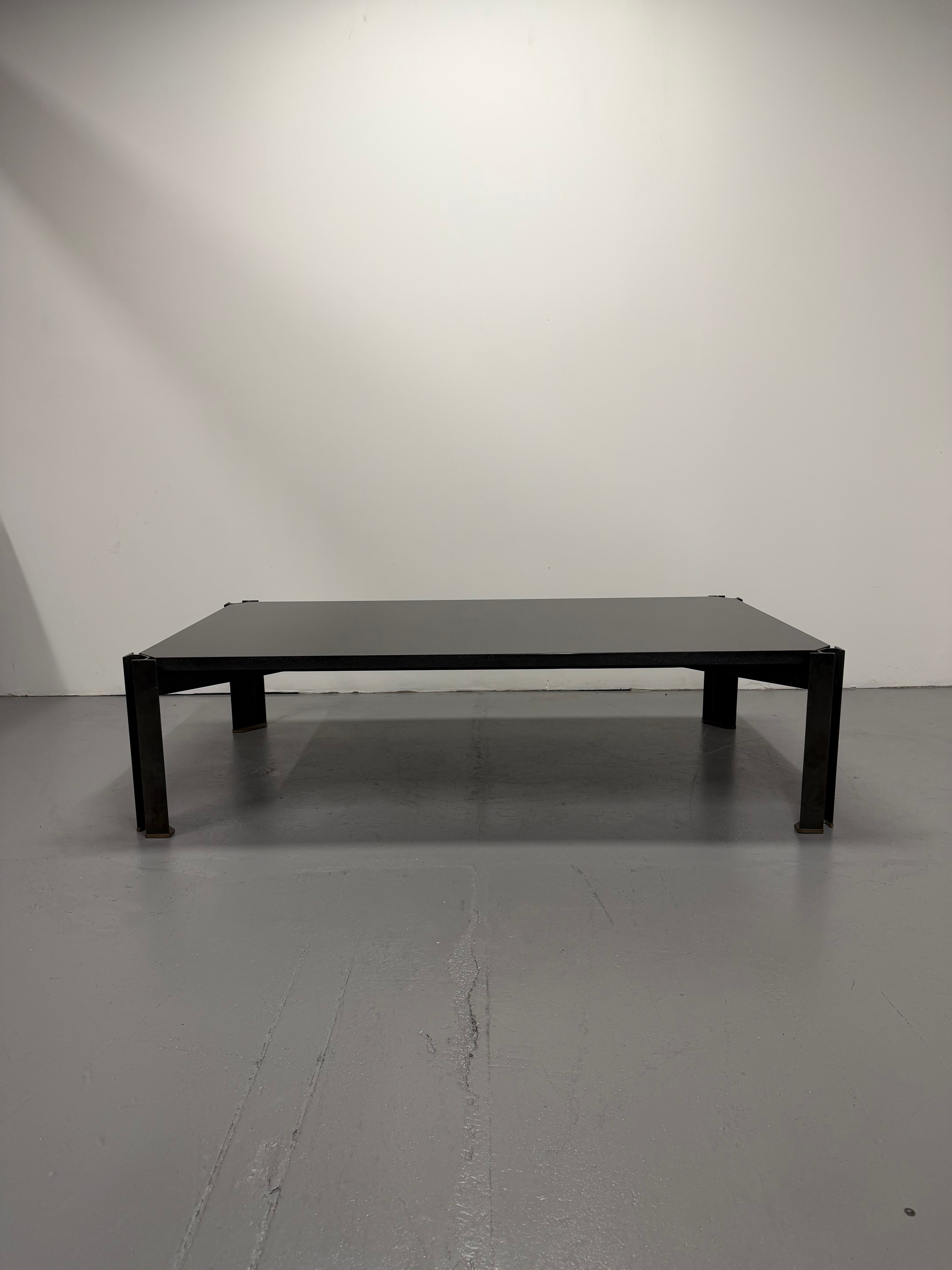 RARE Tecno Coffee Table by Osvaldo Borsani – 1970s Italian Modernist Design