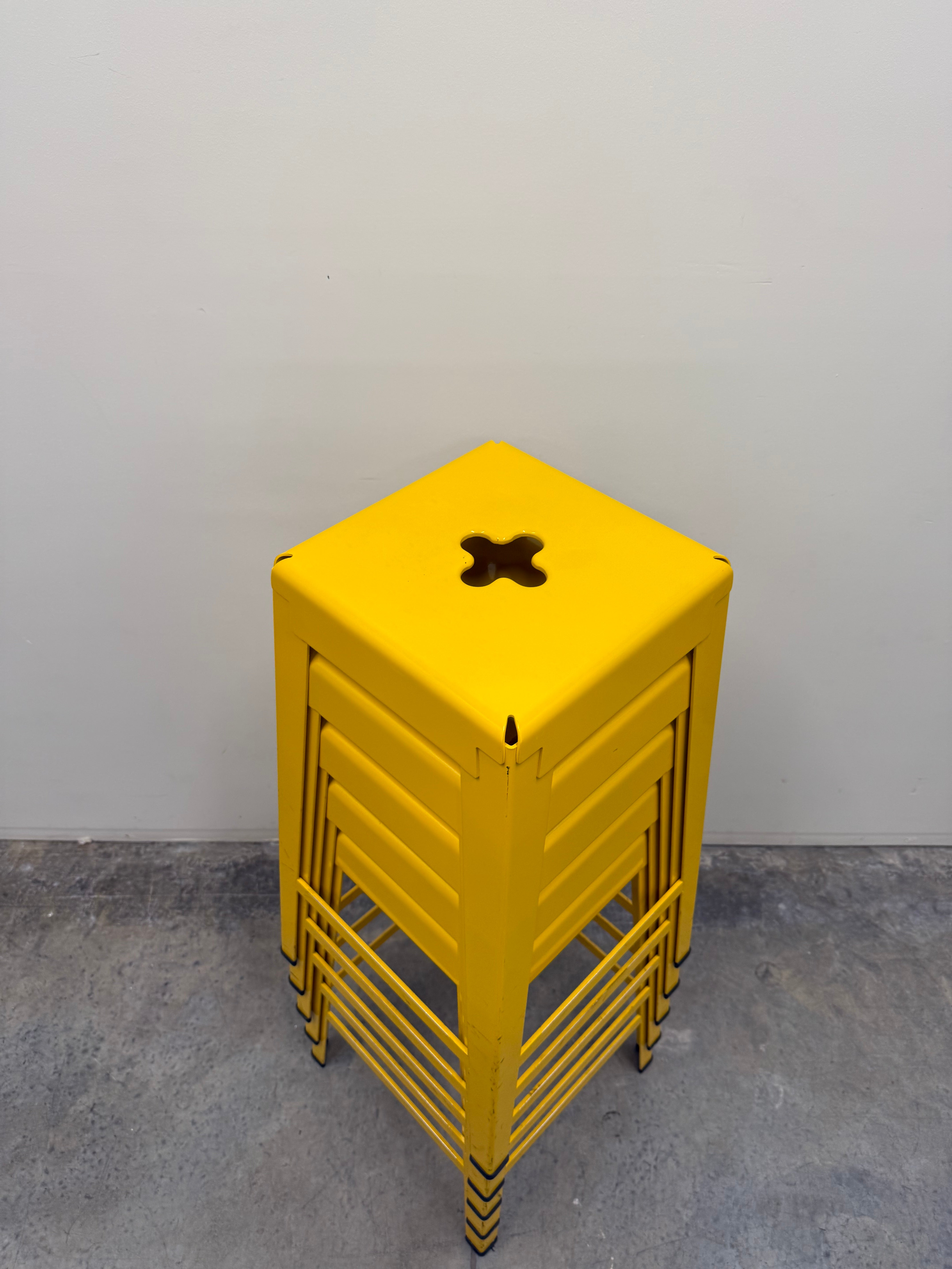 Tait Good One Barstool – Yellow Powder Coat Steel (Australian Made)