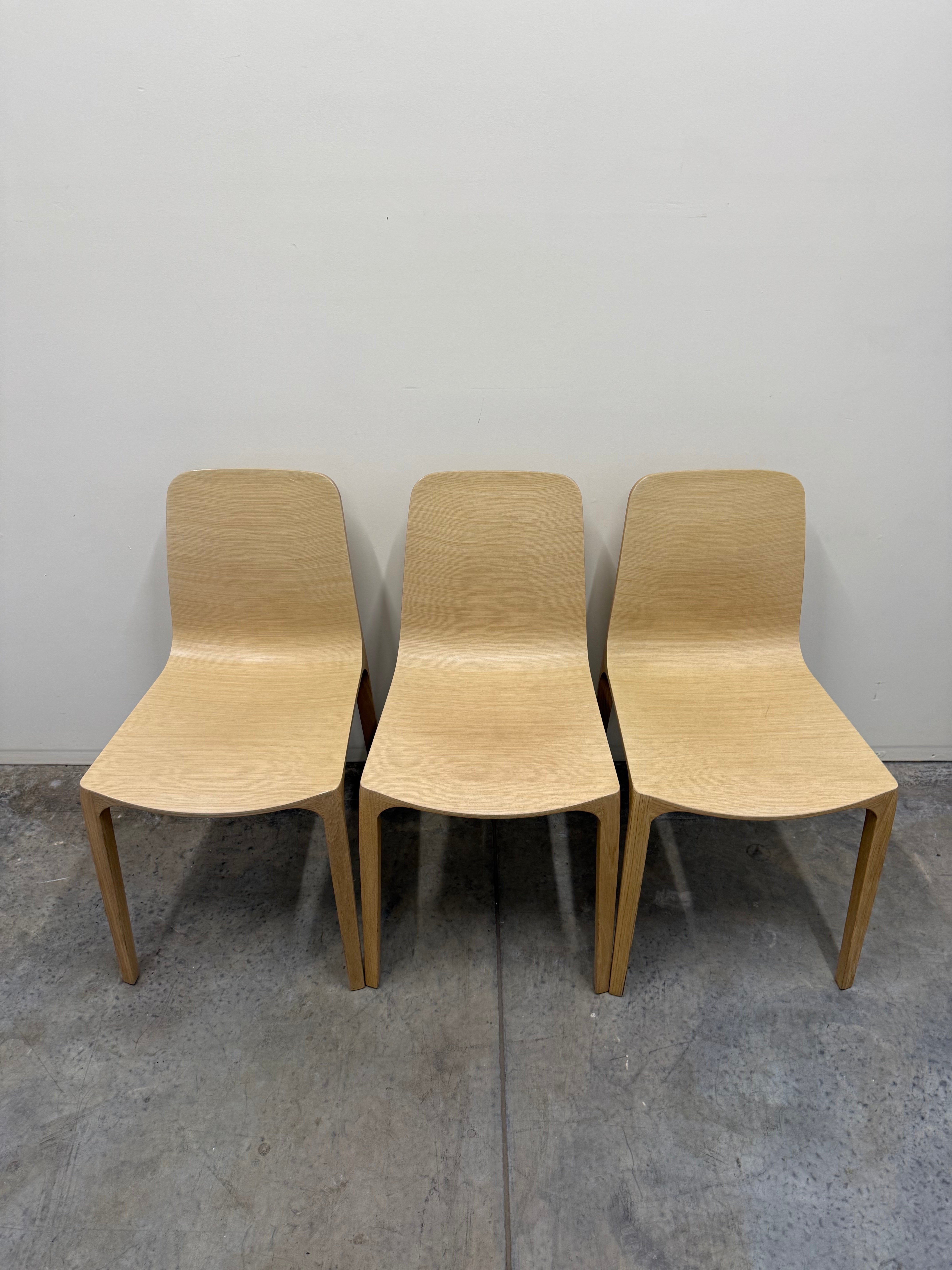 Pedrali Frida 752 Wooden Chair - Bleached Oak