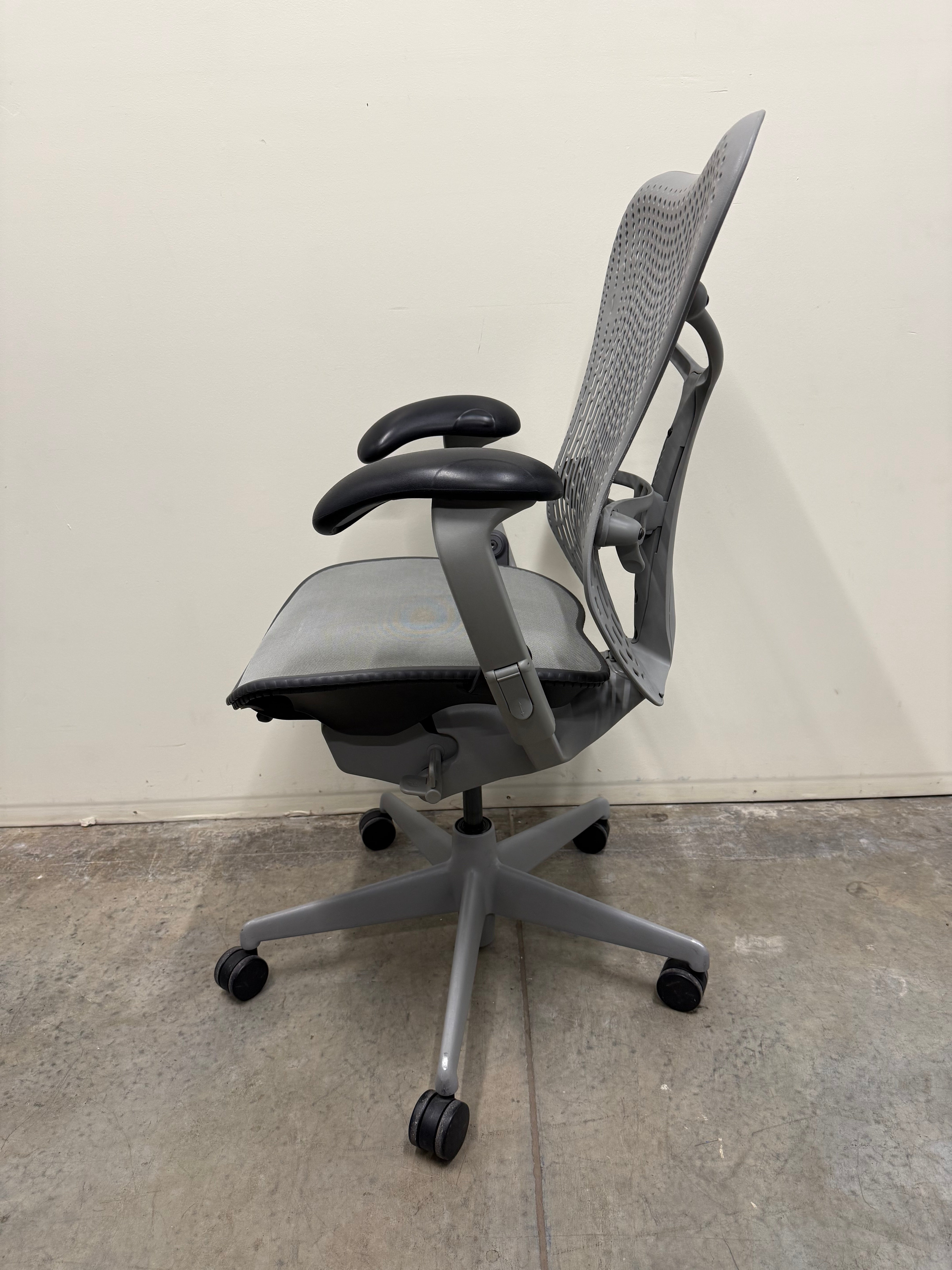 Herman Miller Mirra 1 Office Chair – Grey Seat & Back with Armrests