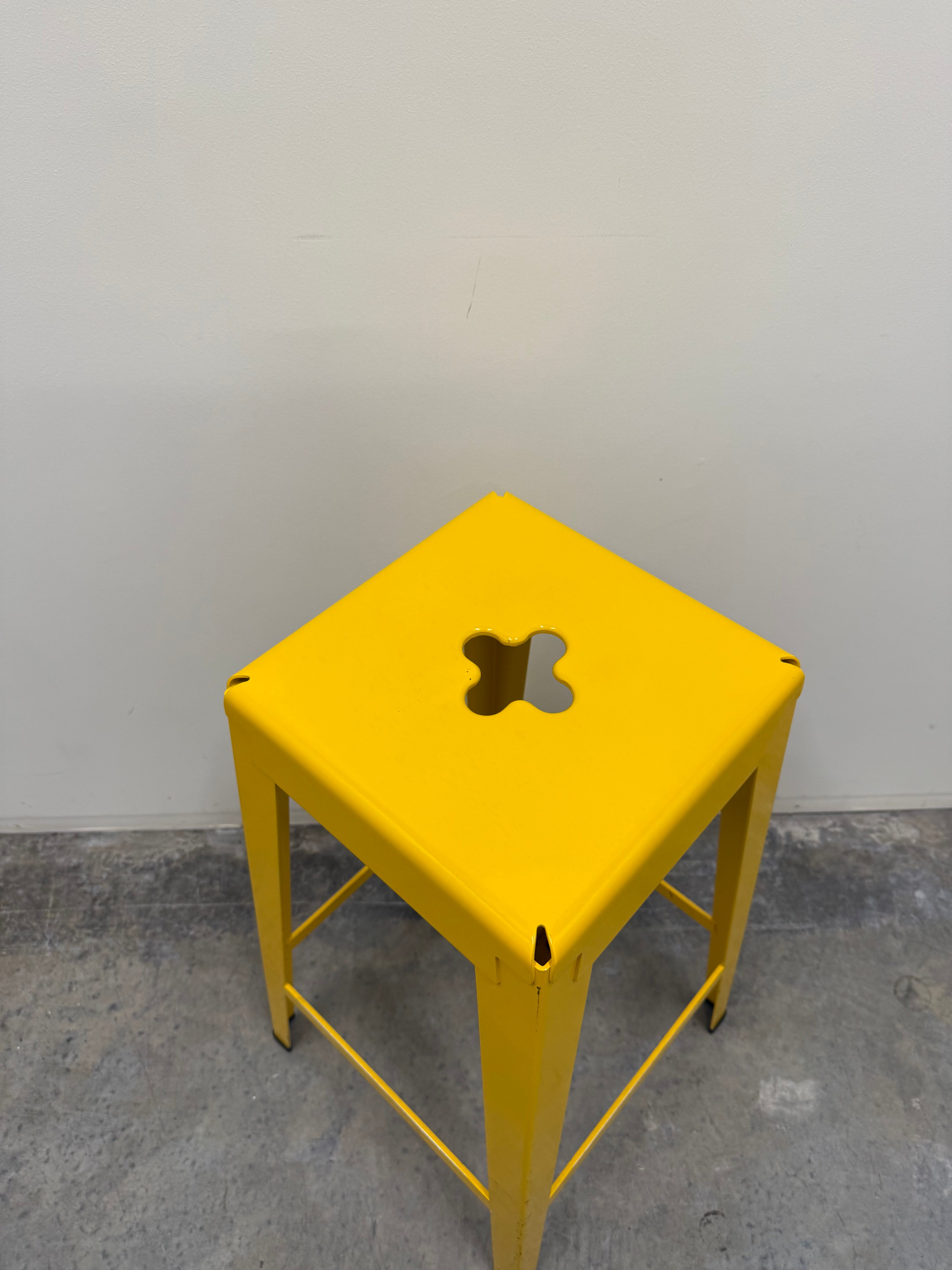 Tait Good One Barstool – Yellow Powder Coat Steel (Australian Made)