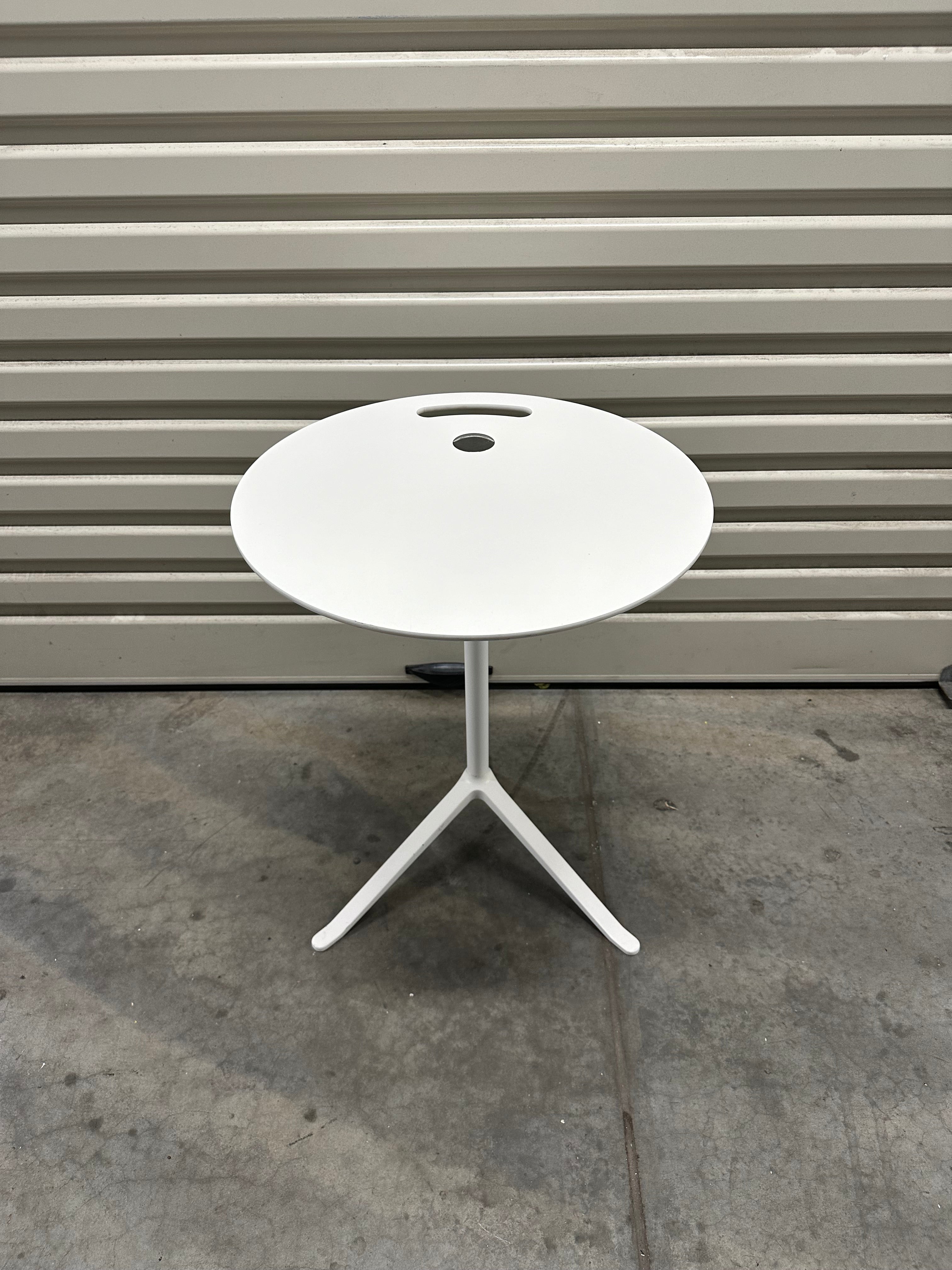Fritz Hansen Little Friend Side Table – Fixed Height, White Melamine Top