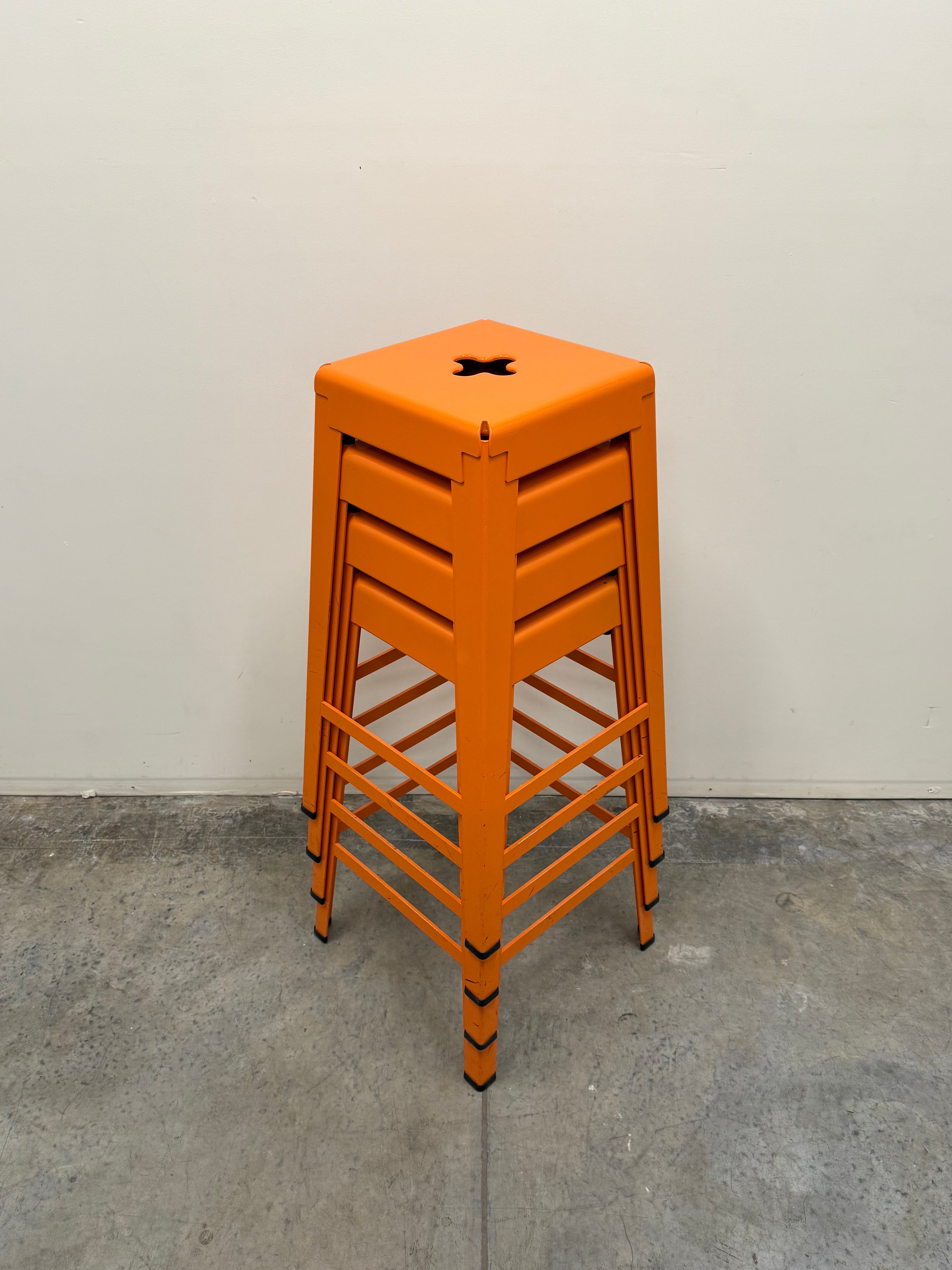 Tait Good One Barstool – Orange Powder Coat Steel (Australian Made)