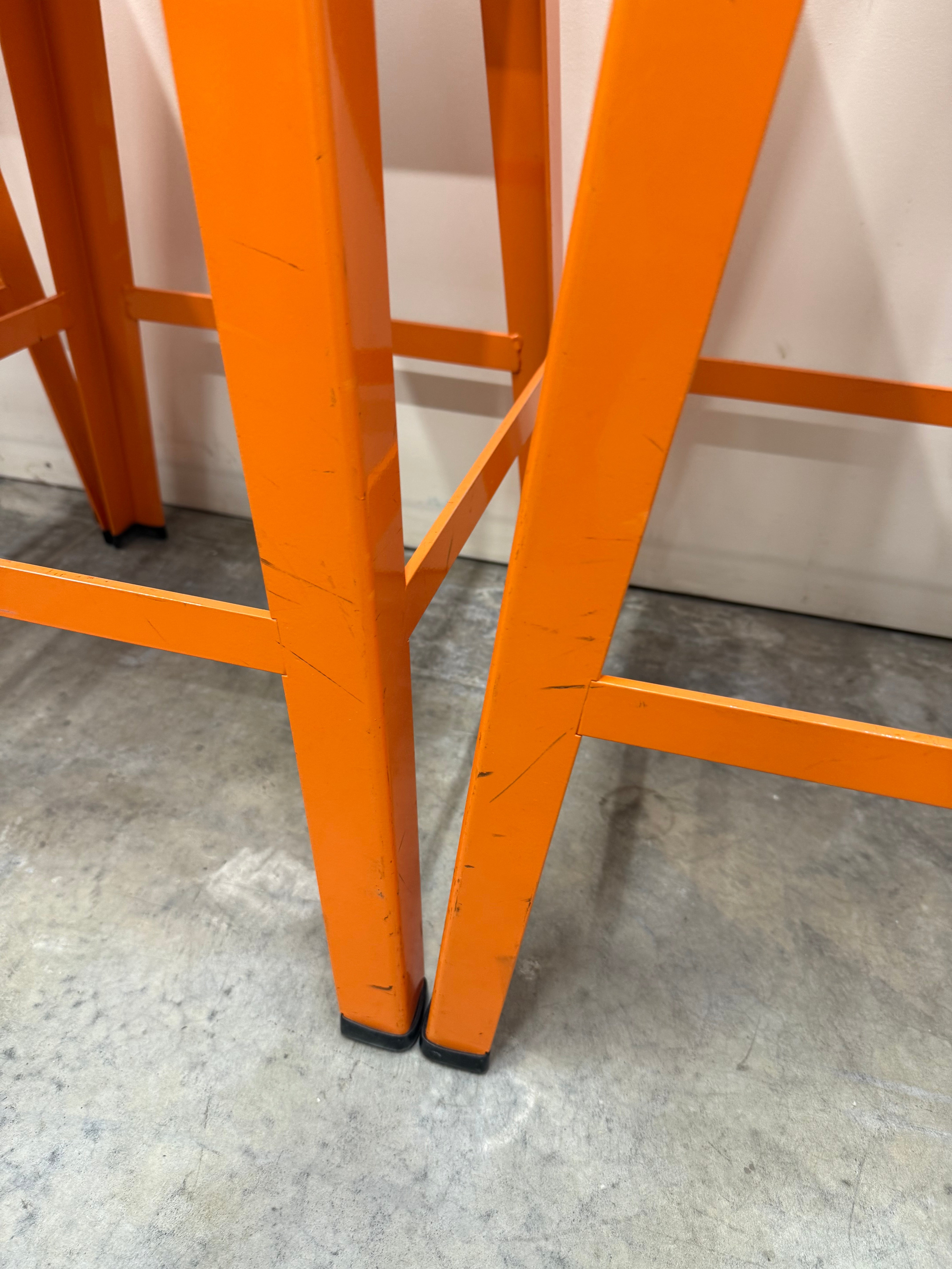 Tait Good One Barstool – Orange Powder Coat Steel (Australian Made)