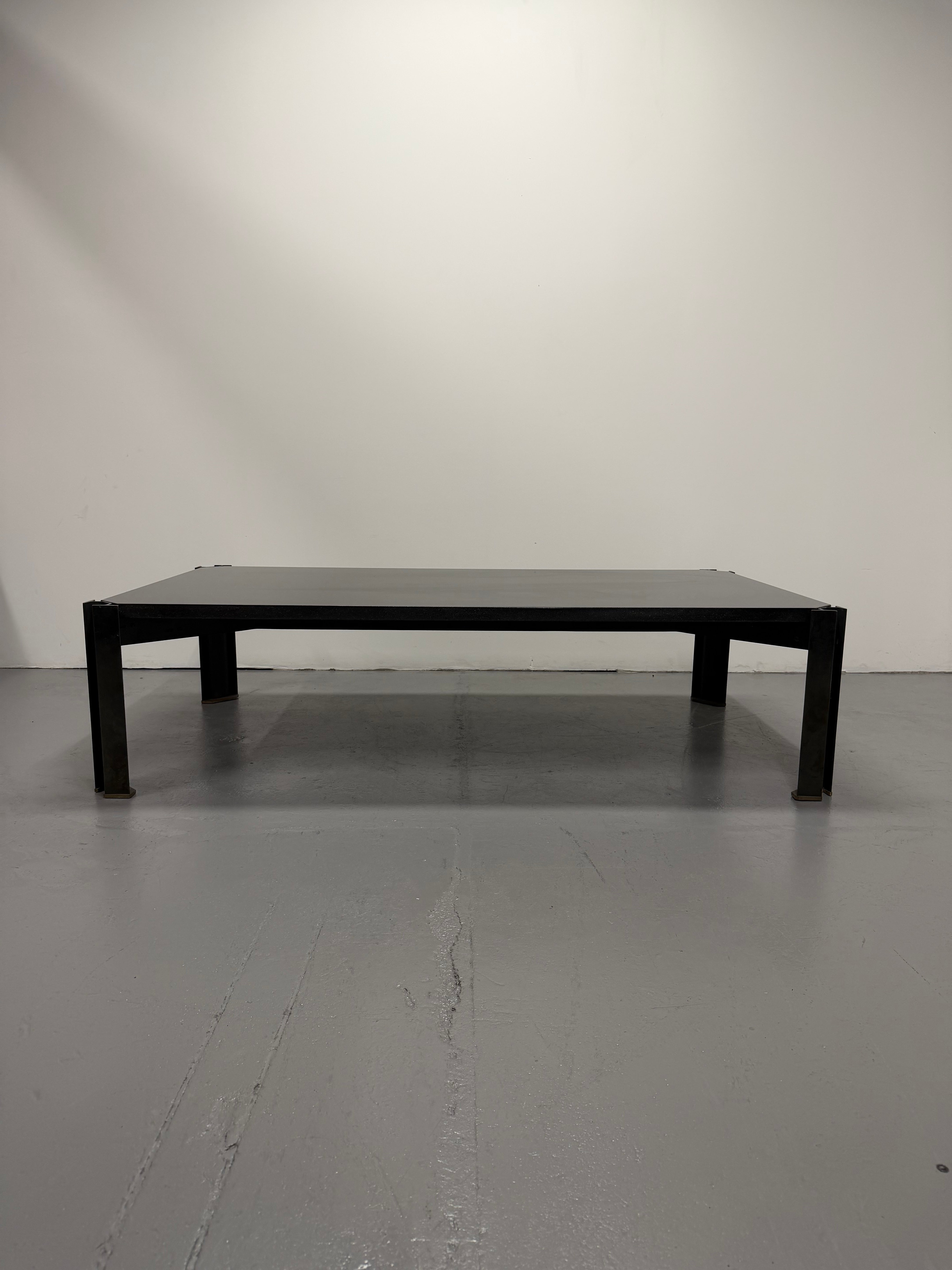 RARE Tecno Coffee Table by Osvaldo Borsani – 1970s Italian Modernist Design