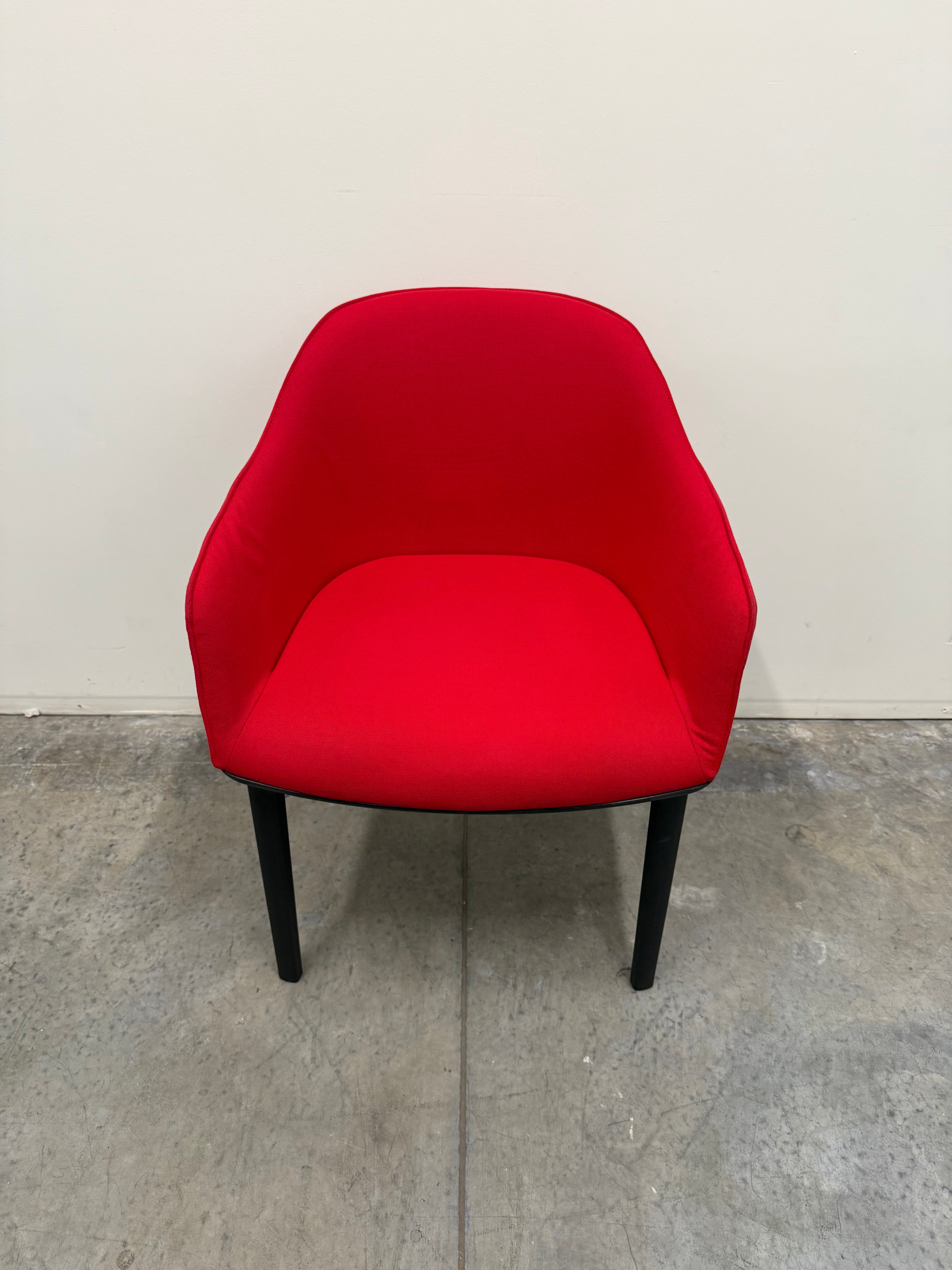 Vitra Softshell Tub Chair - Red