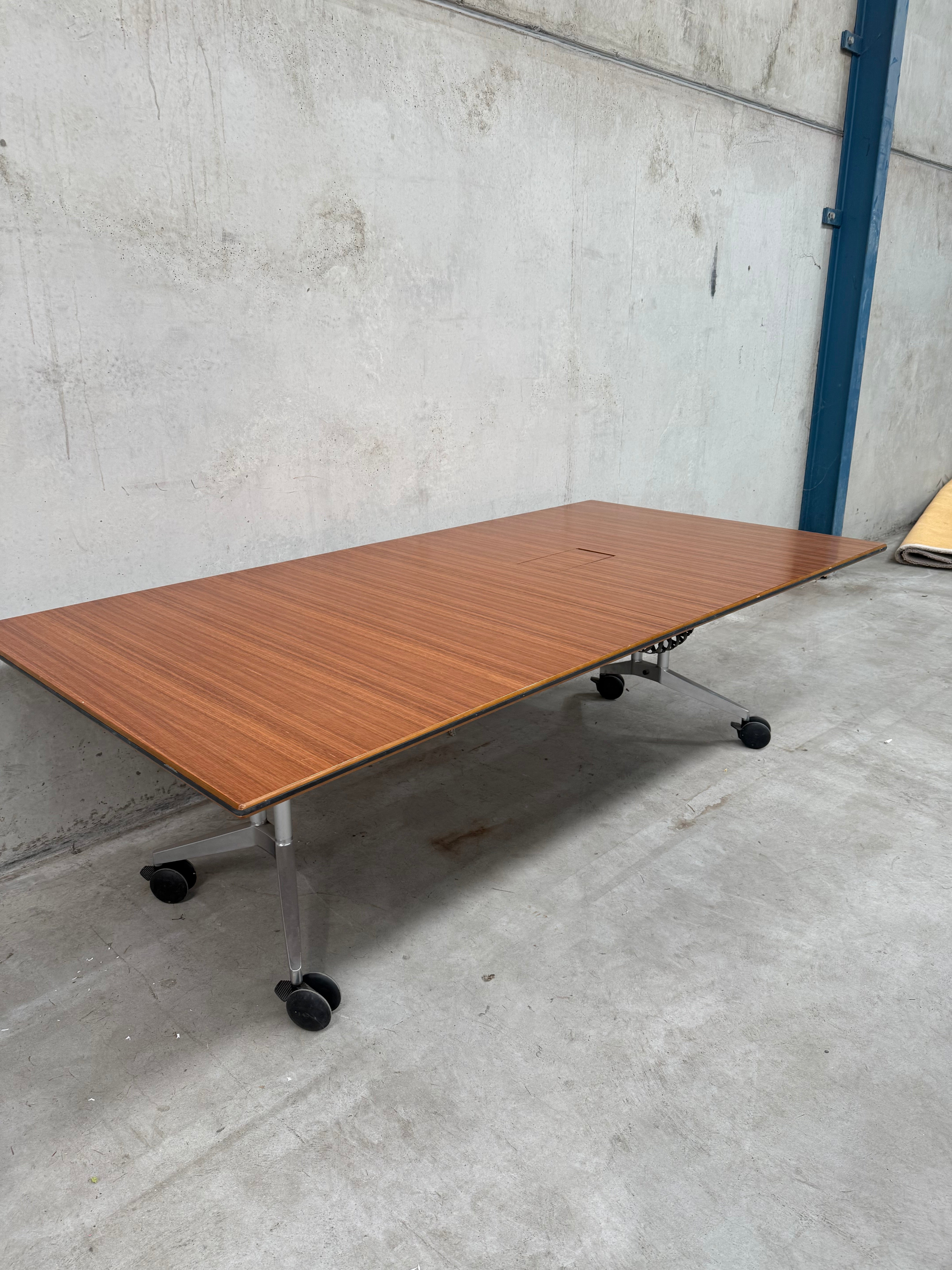 Wilkhahn Confair Conference / Meeting Table – Brown (2400 × 1200)