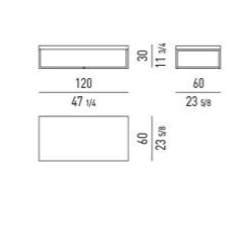 Minotti Calder Coffee Table – Marble Top / Metal Base