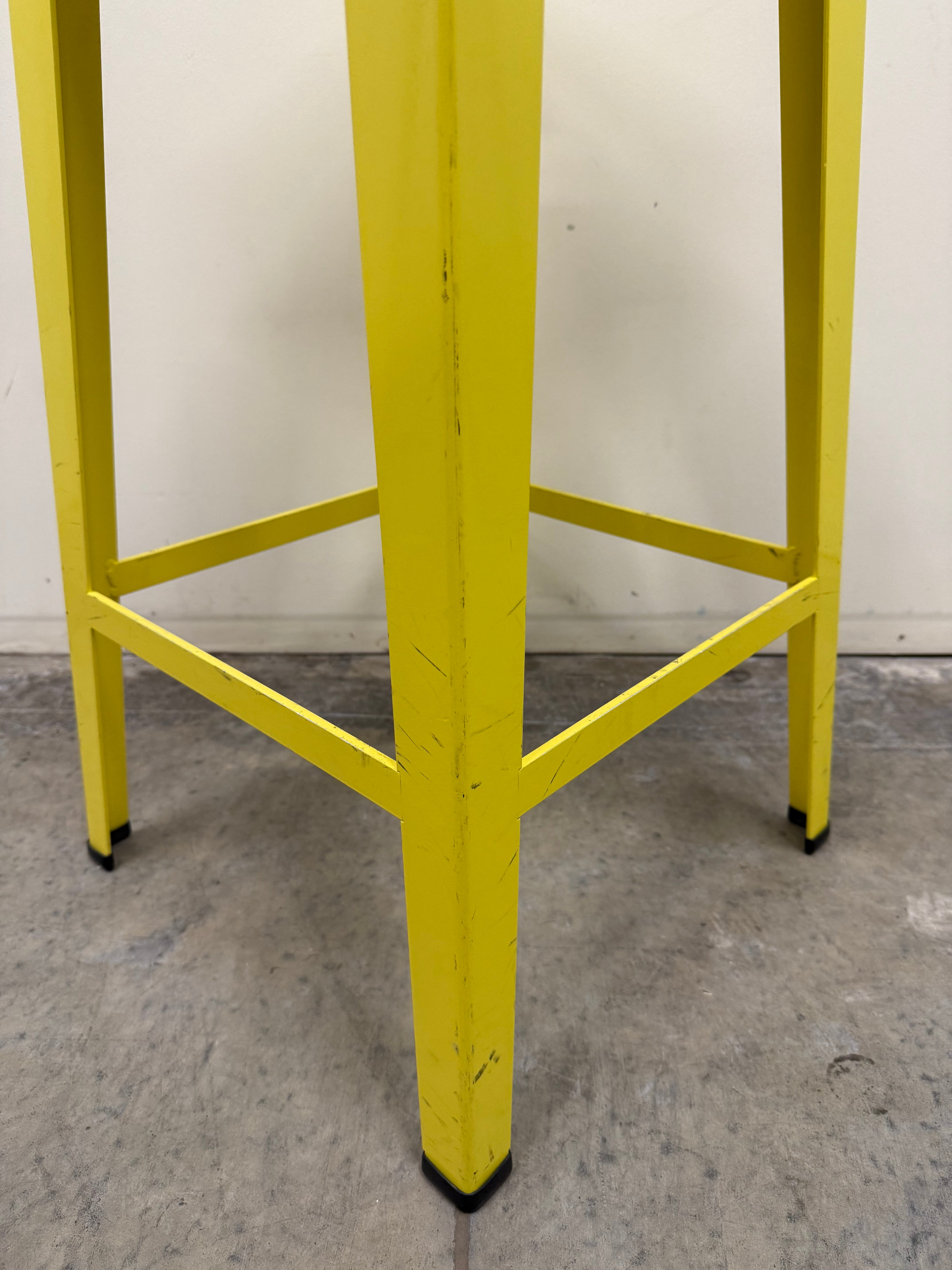 Tait Good One Barstool – Light Yellow Powder Coat Steel (Australian Made)