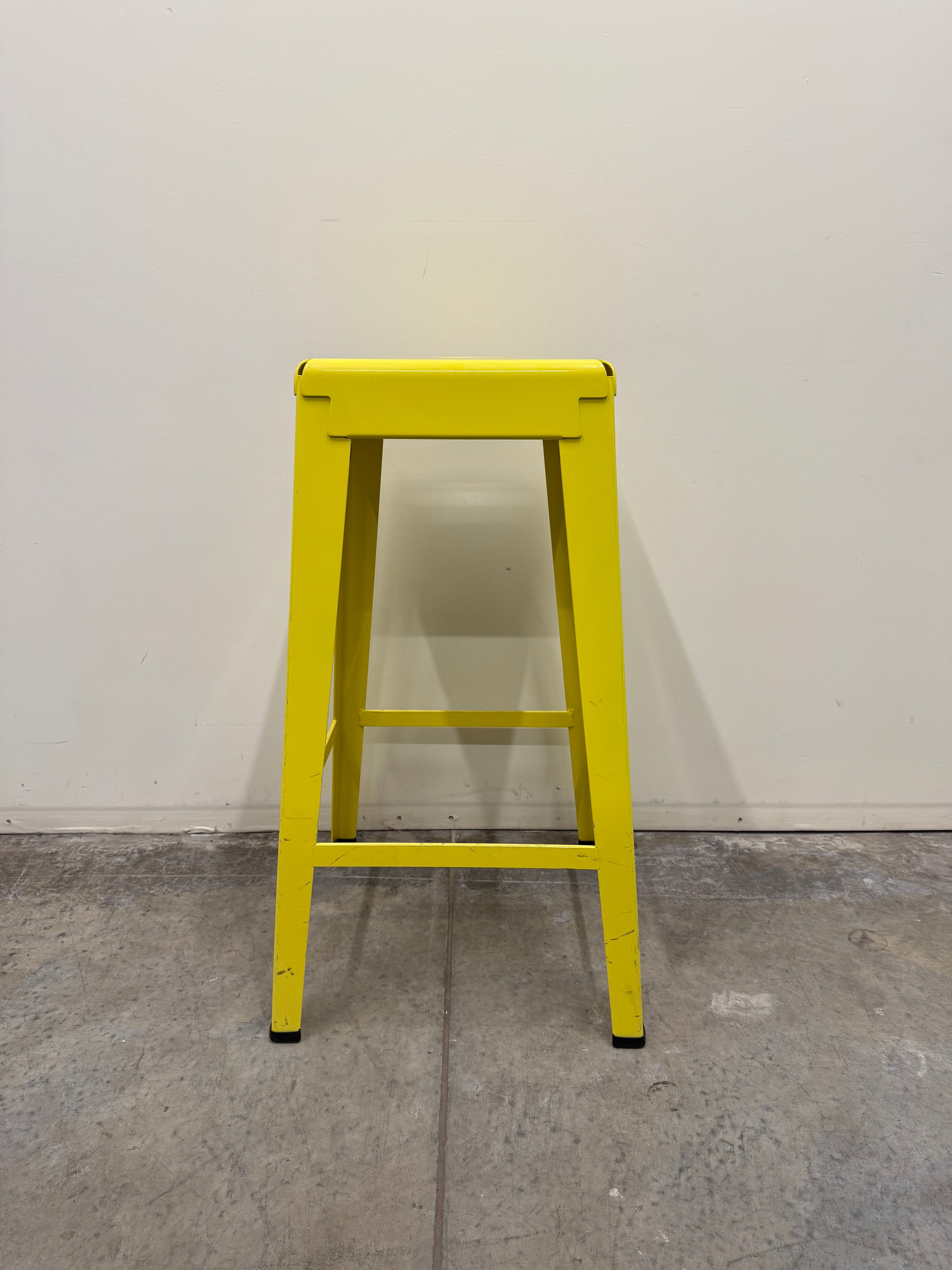 Tait Good One Barstool – Light Yellow Powder Coat Steel (Australian Made)