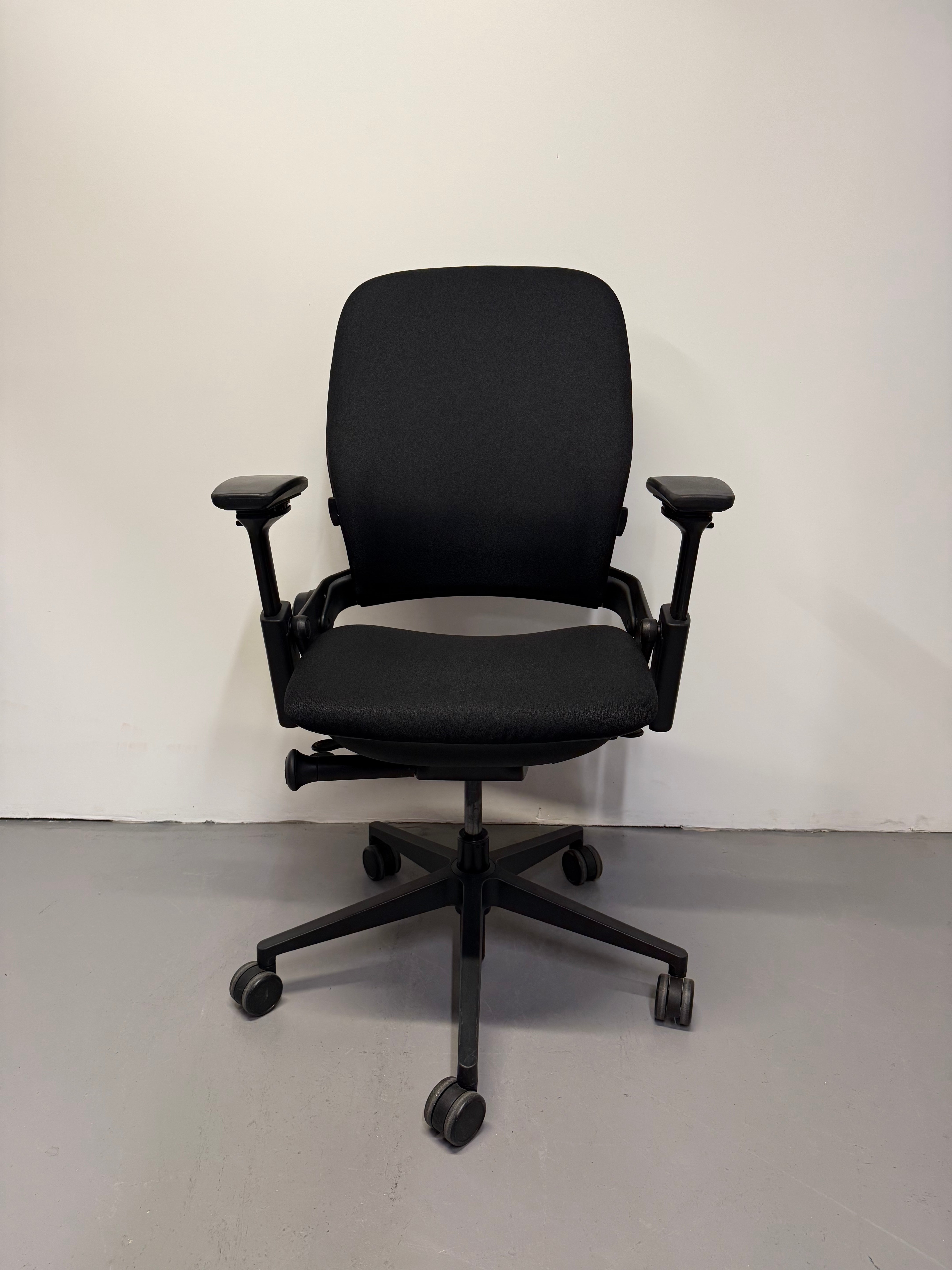 Steelcase Leap V2 Ergonomic Office Chair – Black with Arms