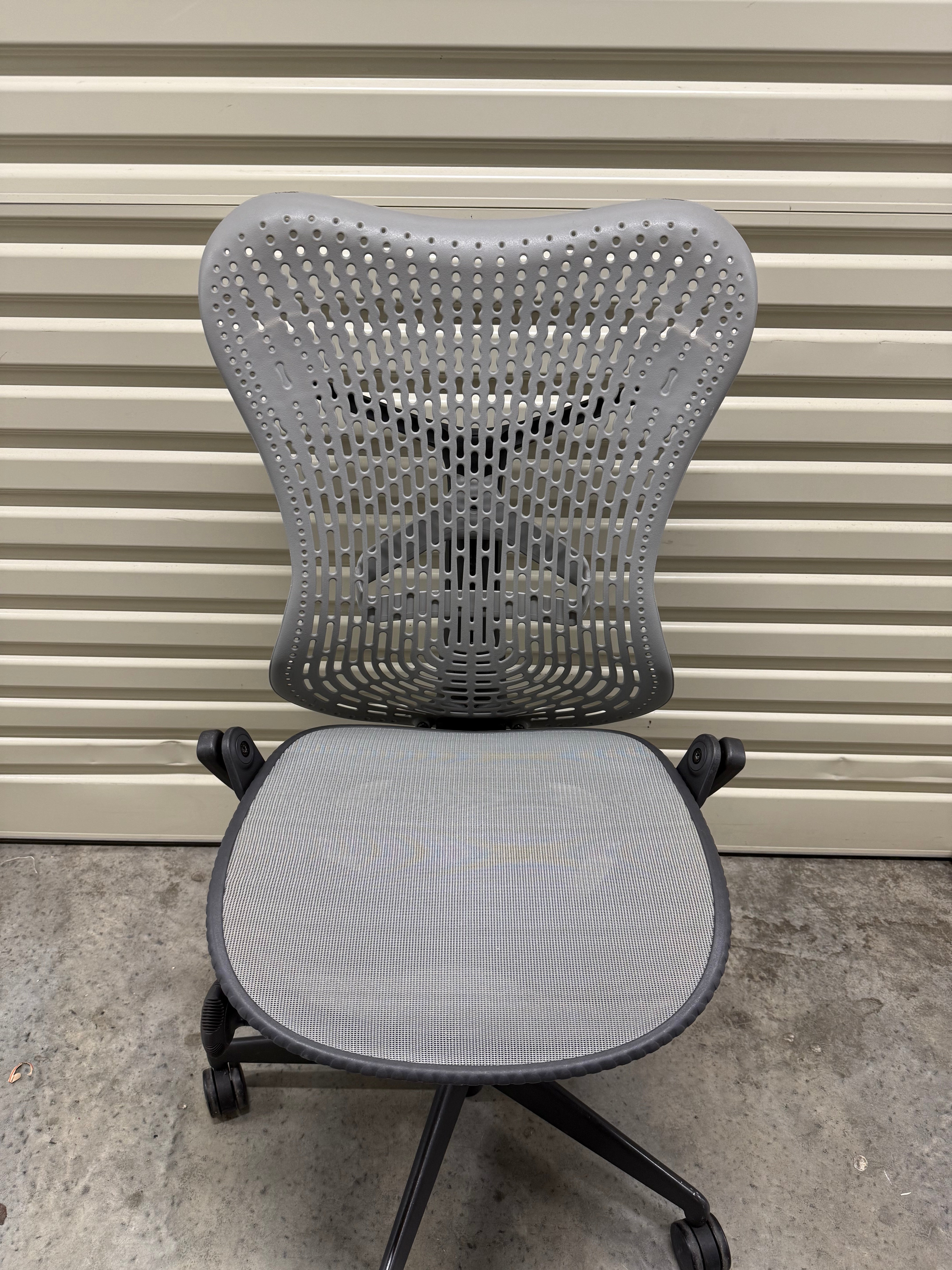 Herman Miller Mirra Office Chair - No Arms - Grey - Back tilt lock
