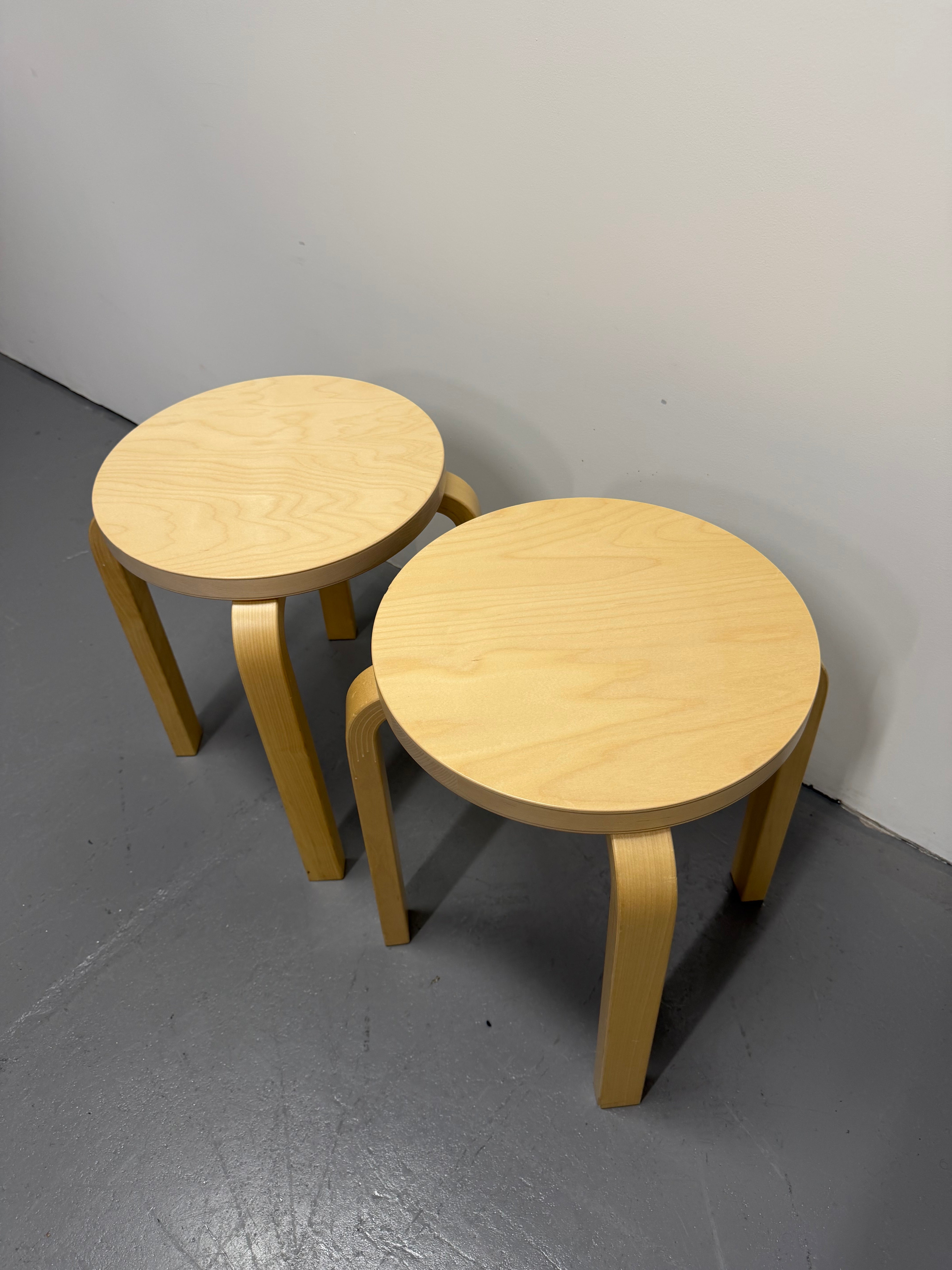 Artek Stool 60 by Alvar Aalto – Natural Birch