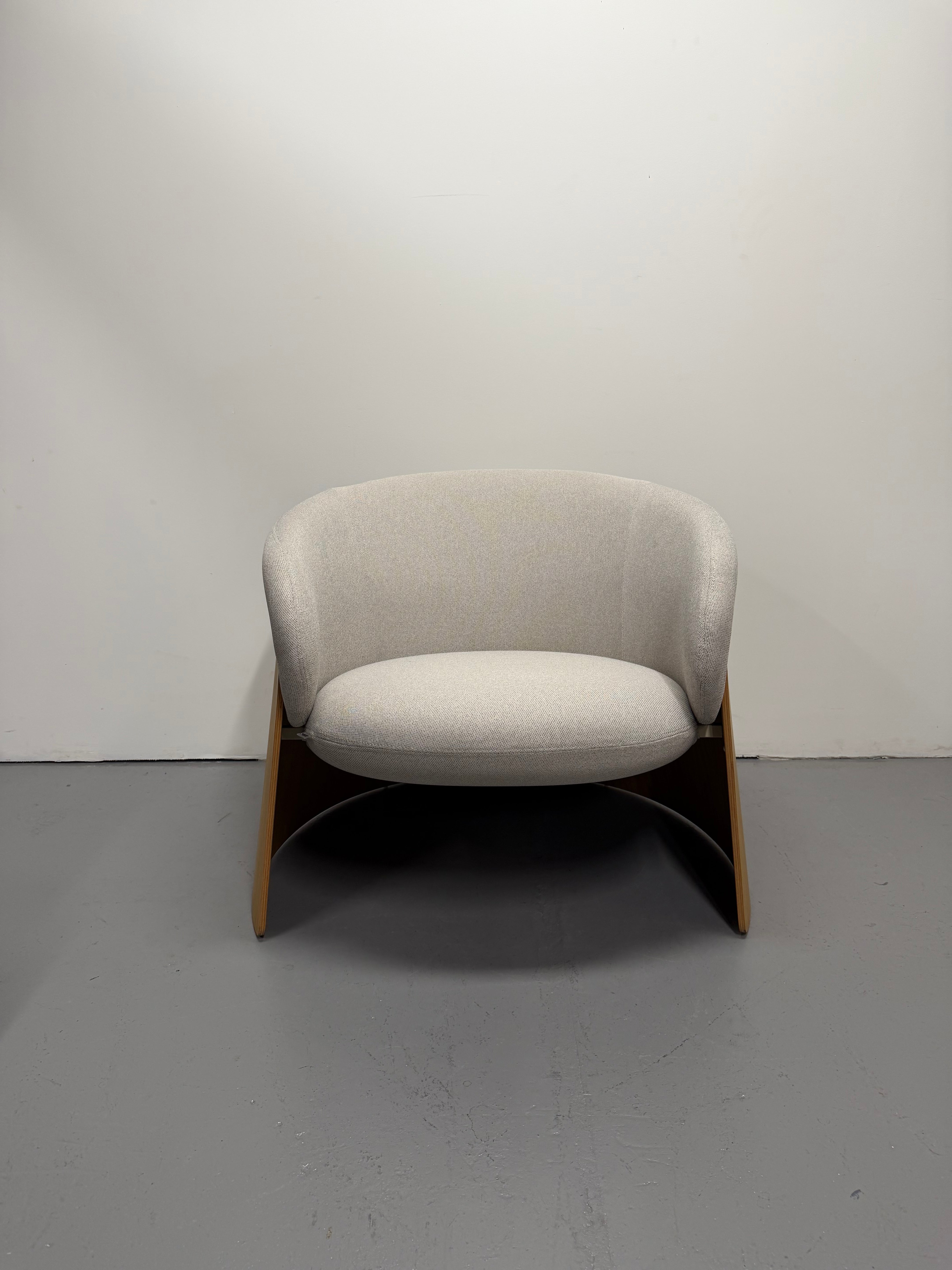 Ondarreta Ginger Wood Armchair Designed in Spain | Ex-Showroom