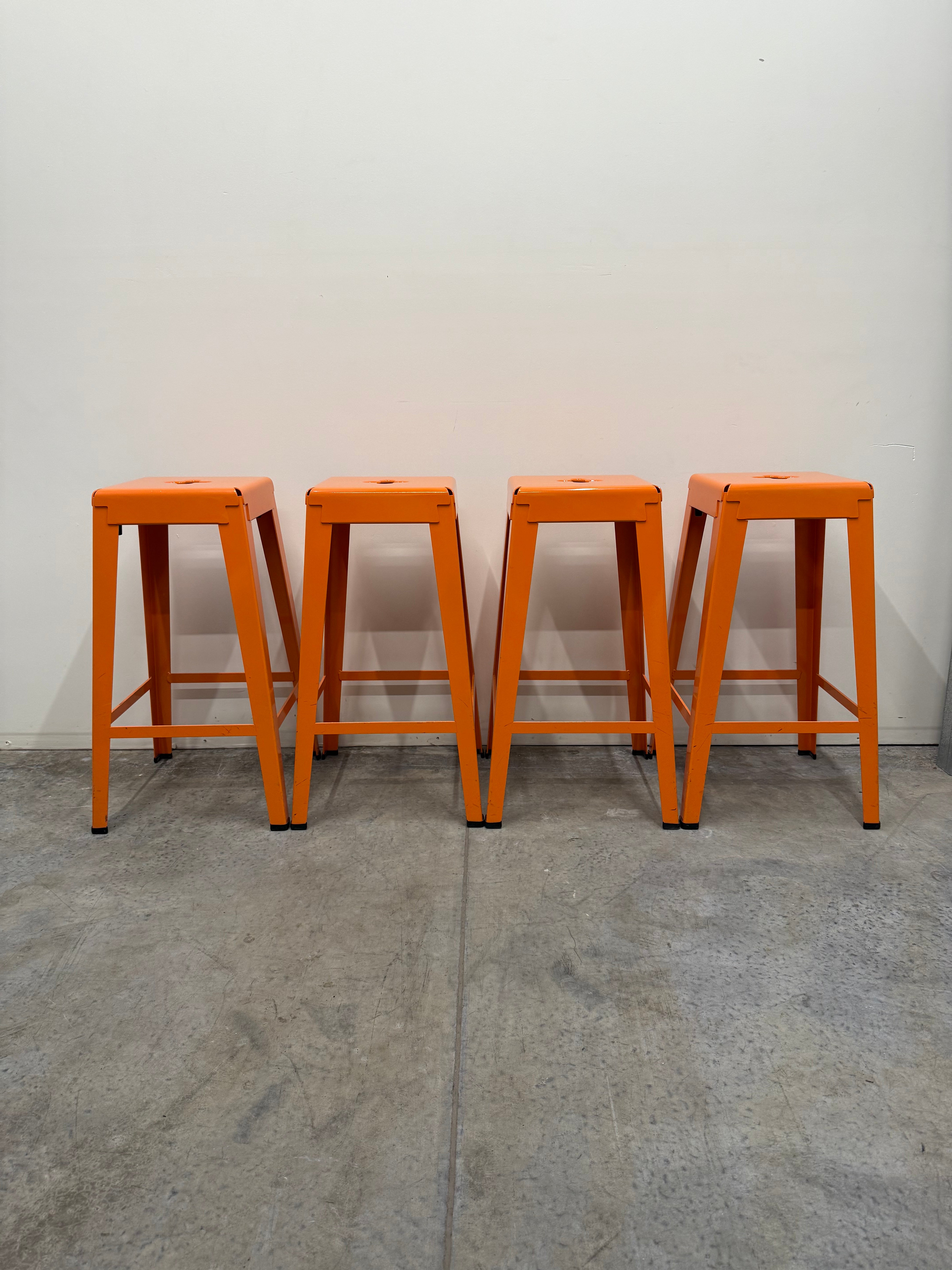 Tait Good One Barstool – Orange Powder Coat Steel (Australian Made)