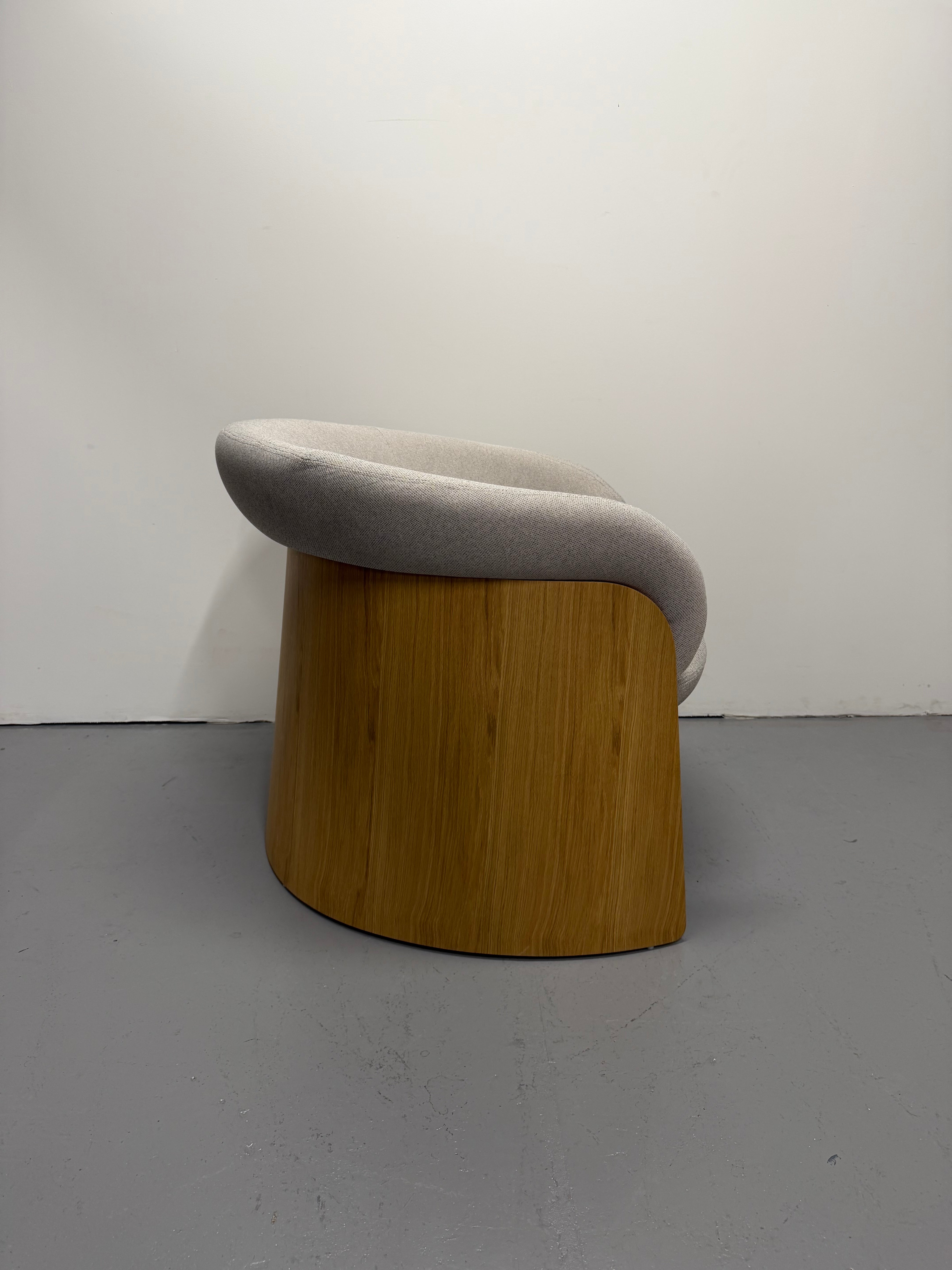 Ondarreta Ginger Wood Armchair Designed in Spain | Ex-Showroom