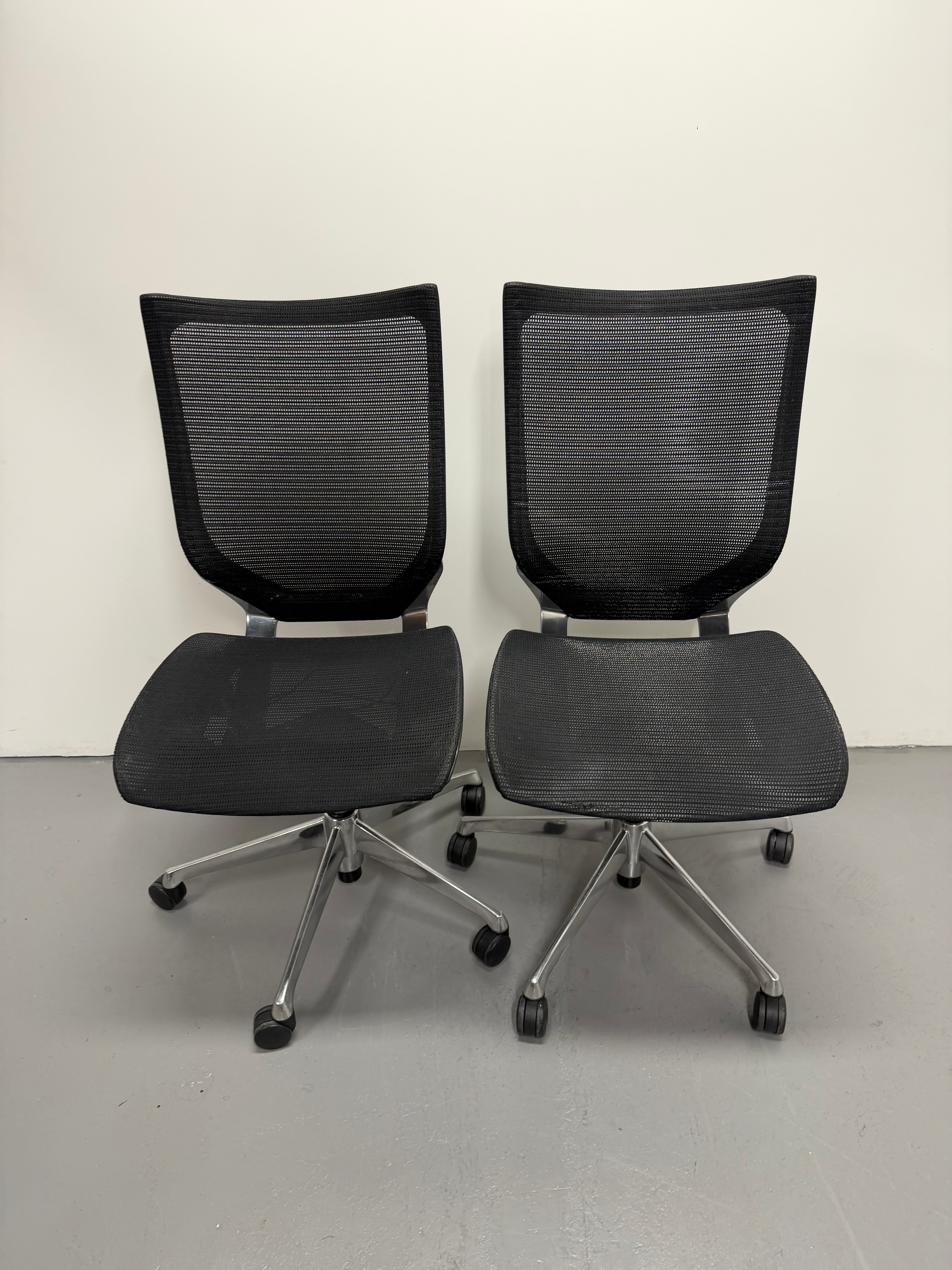 Okamura Baron Mesh Office Chair - Mesh Back & Seat - No arms