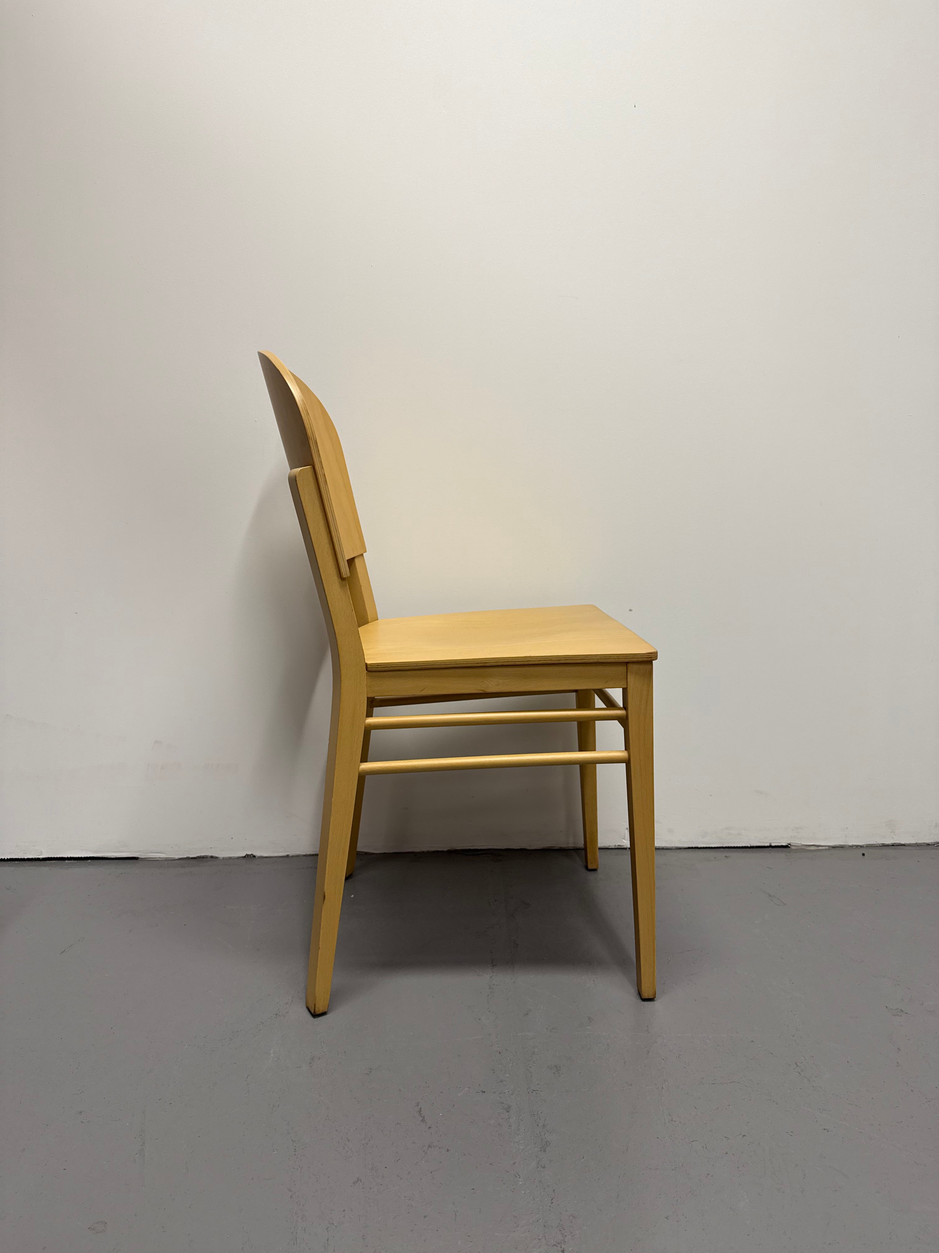 Billiani Aloe Dining Chair by Werther Toffoloni - Beechwood (Made in Italy)