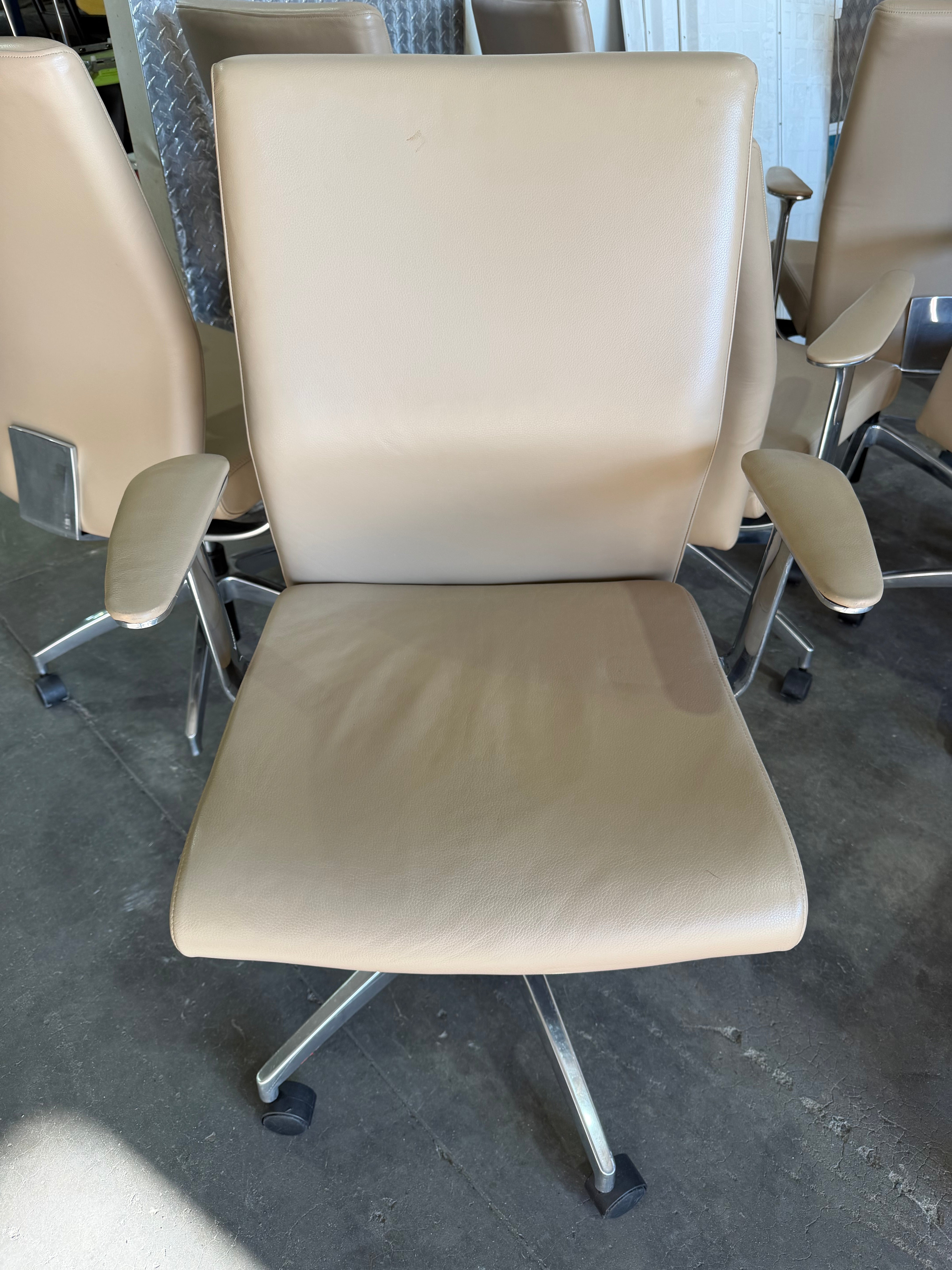 Zenith Invention Medium Back Executive Boardroom Meeting Chair – Beige