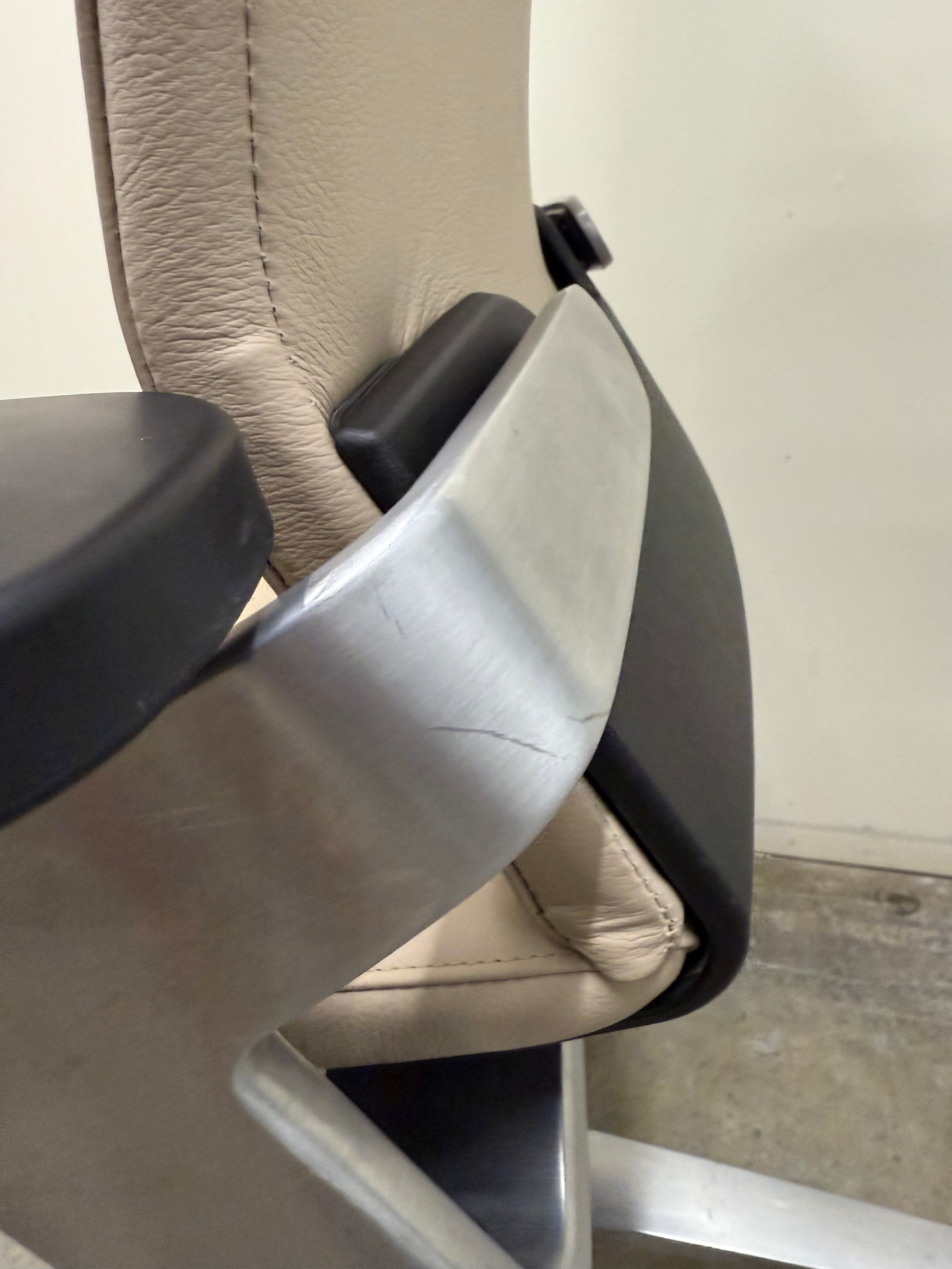 Wilkhahn ON Task Chair – Leather Executive Office Chair on Castors