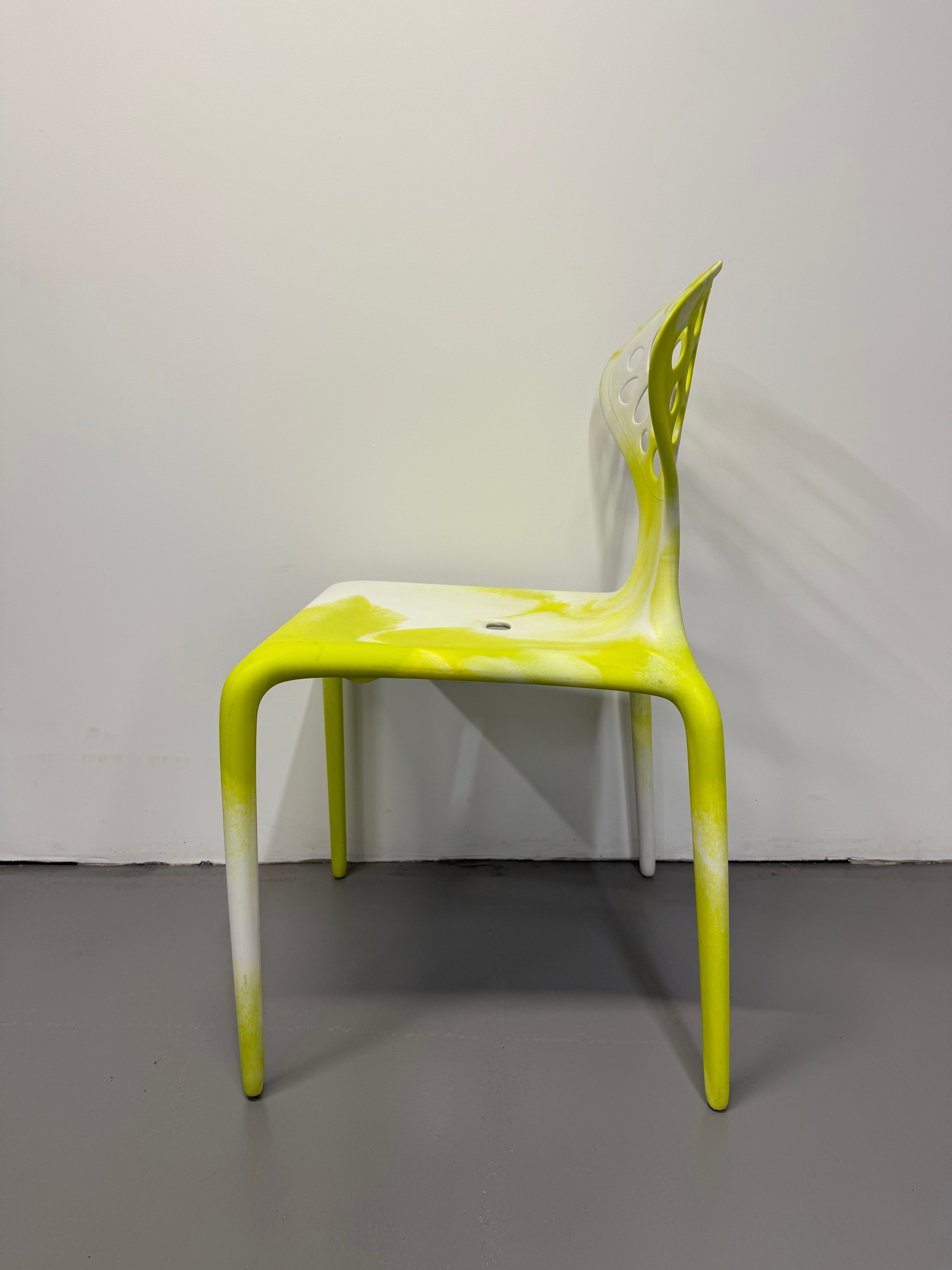 Moroso Supernatural Chair by Ross Lovegrove – Bi-Colour White/Yellow (2005)