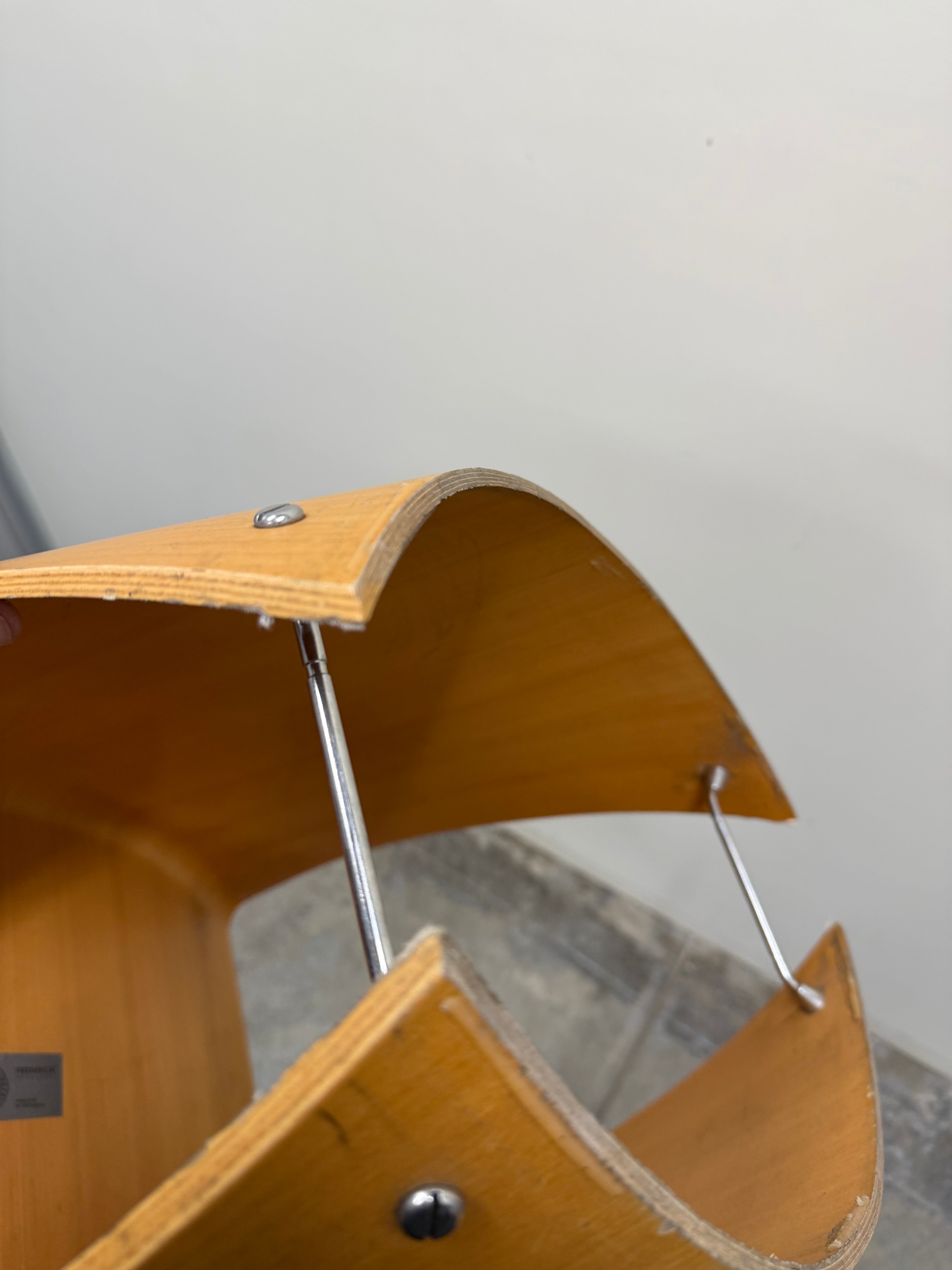 Original Vintage Gallery Stool by Hans Sandgren Jakobsen for Fredericia – Sculptural Danish Design